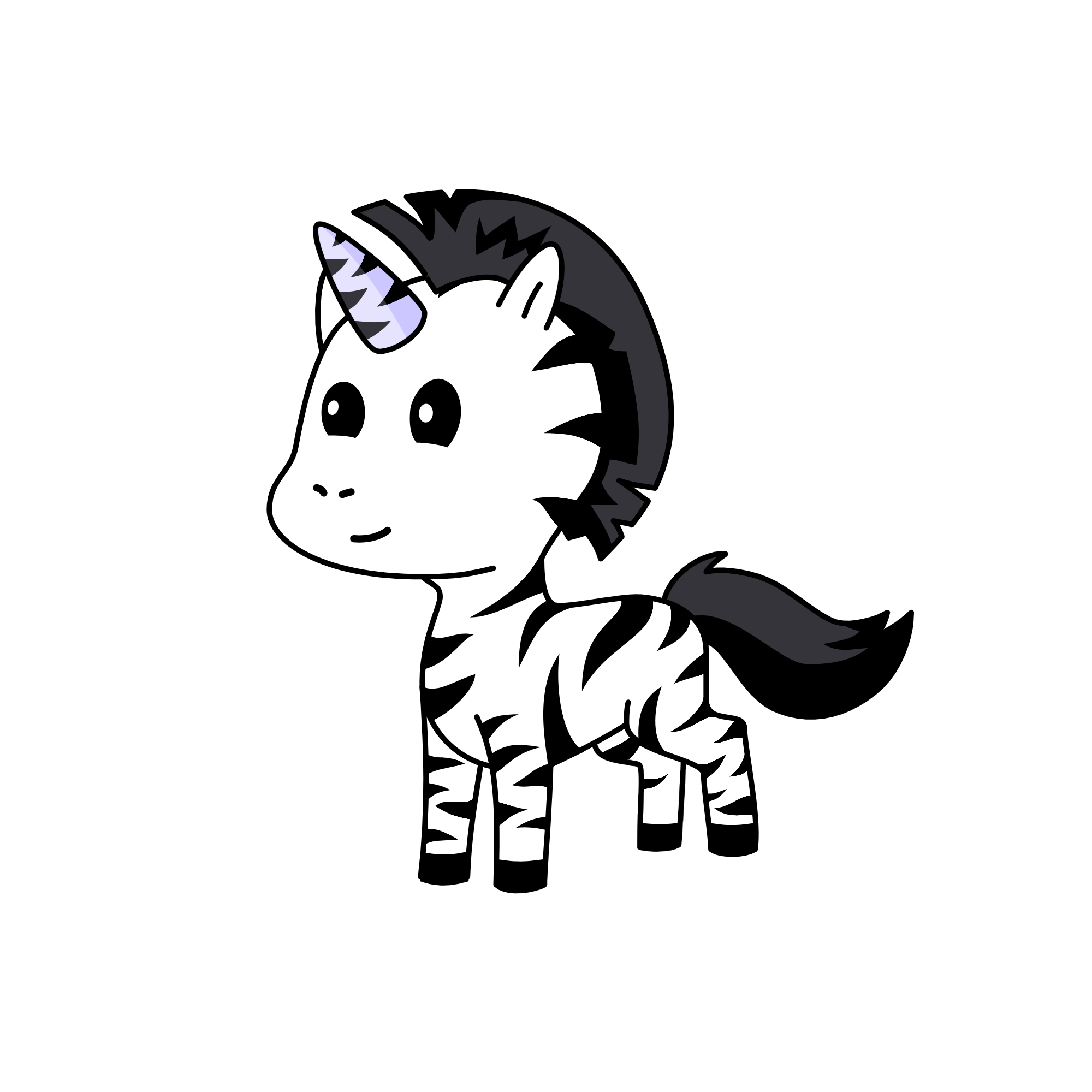 Zebra, the unicorn