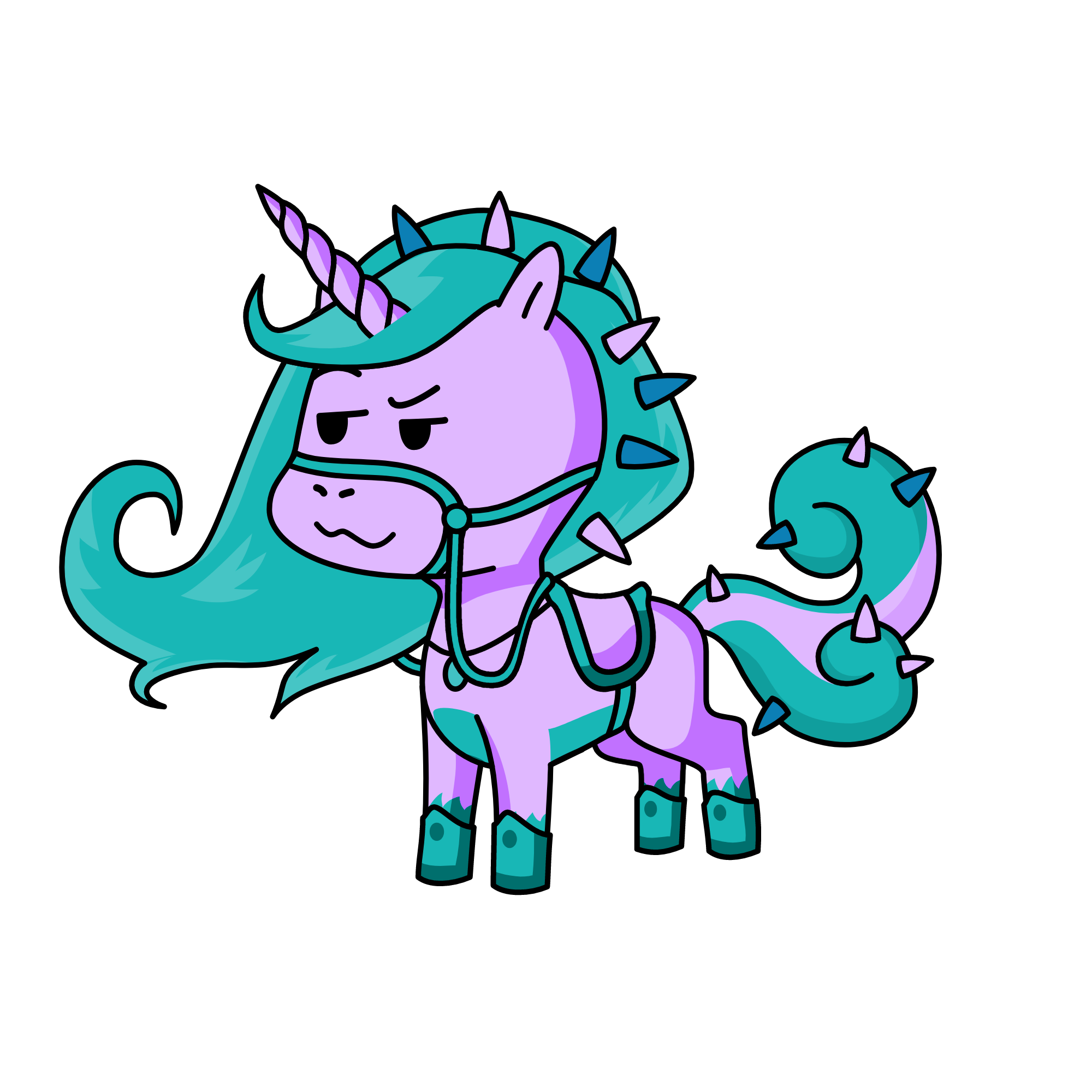 Pastel, the unicorn
