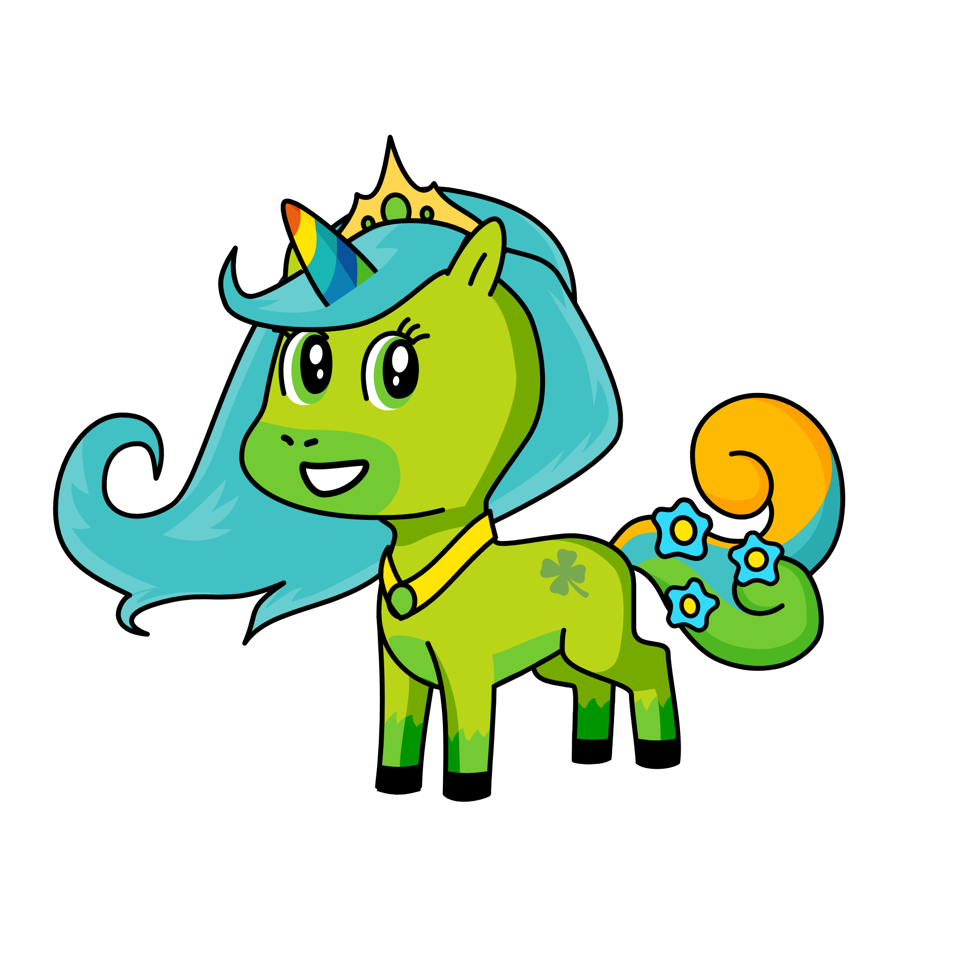 Planty, the unicorn
