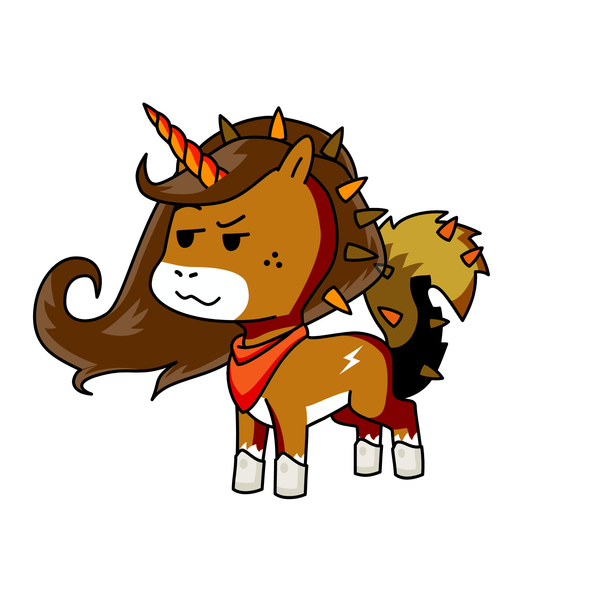 Dessert, the unicorn