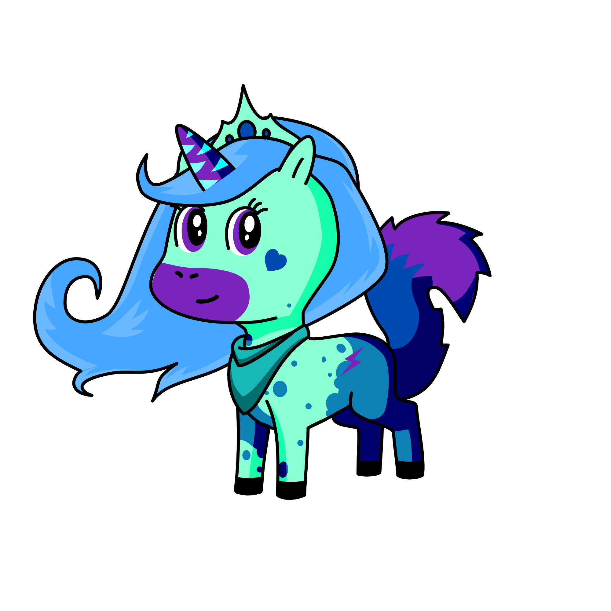 bb, the unicorn