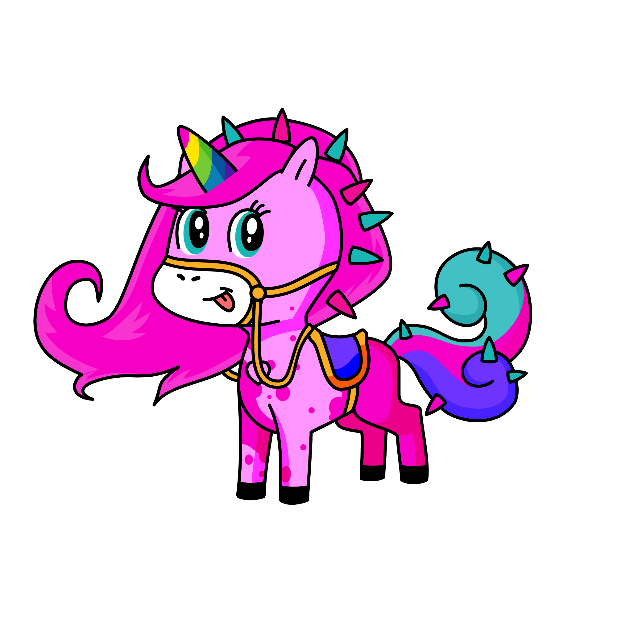 Candy, the unicorn