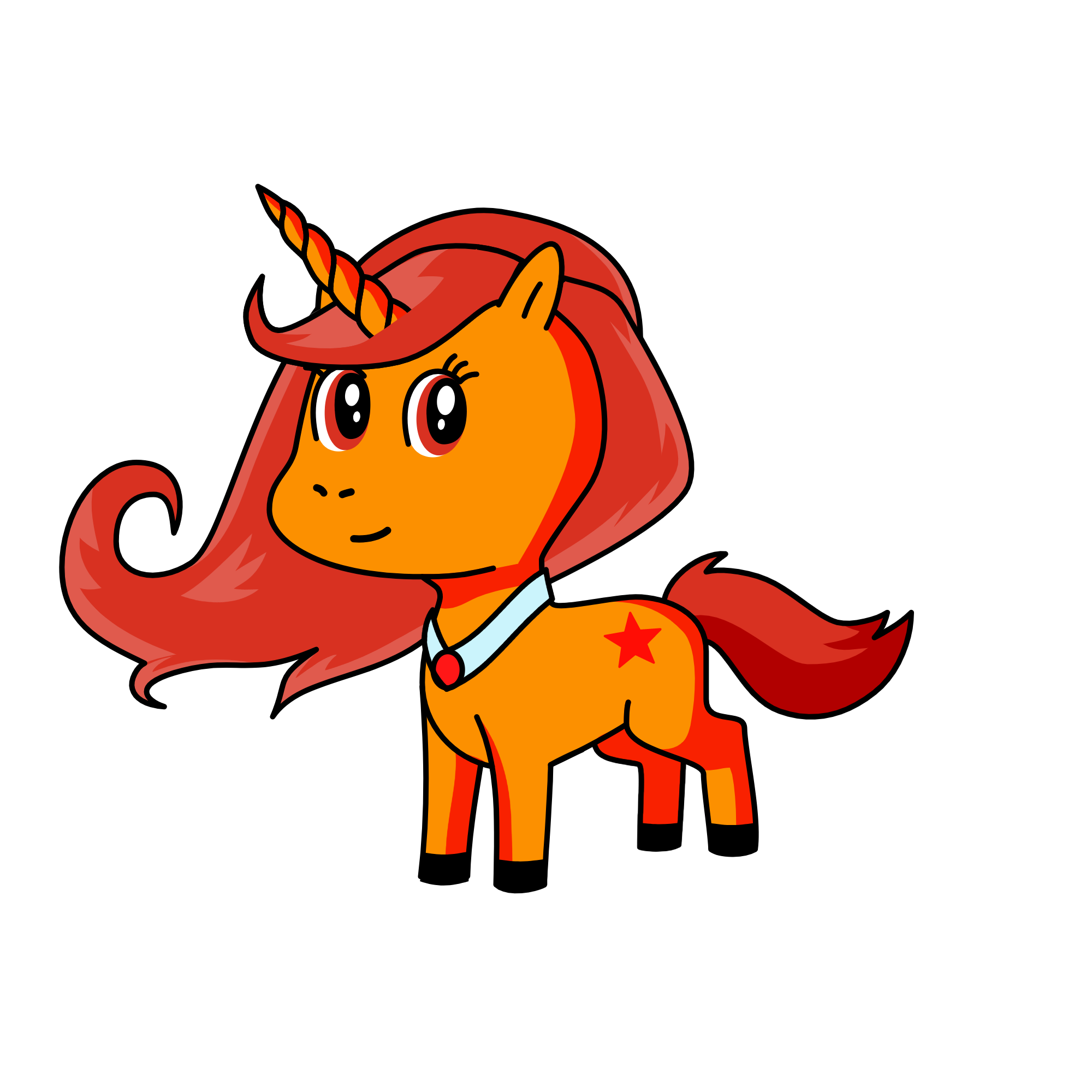 fire, the unicorn