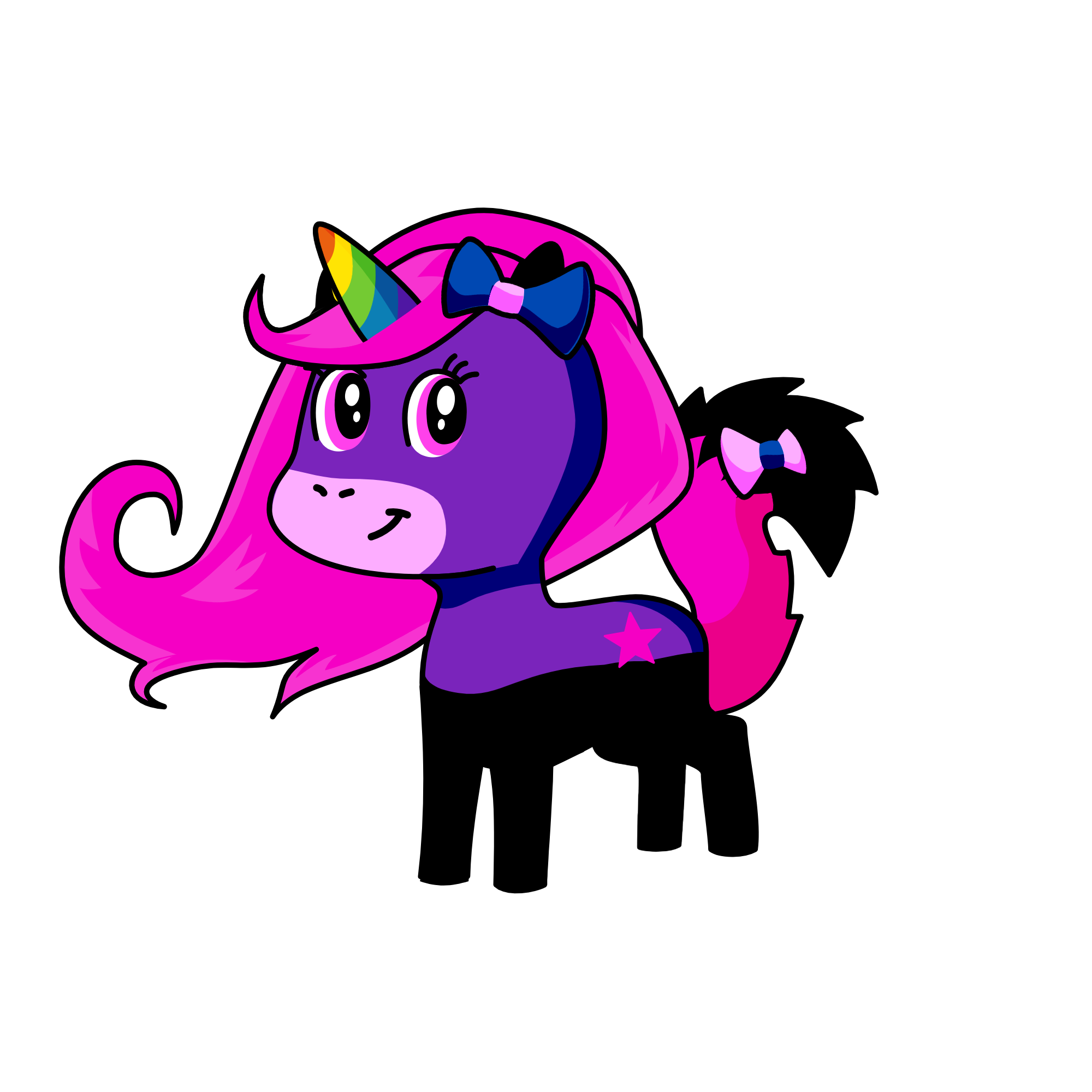 Candy, the unicorn