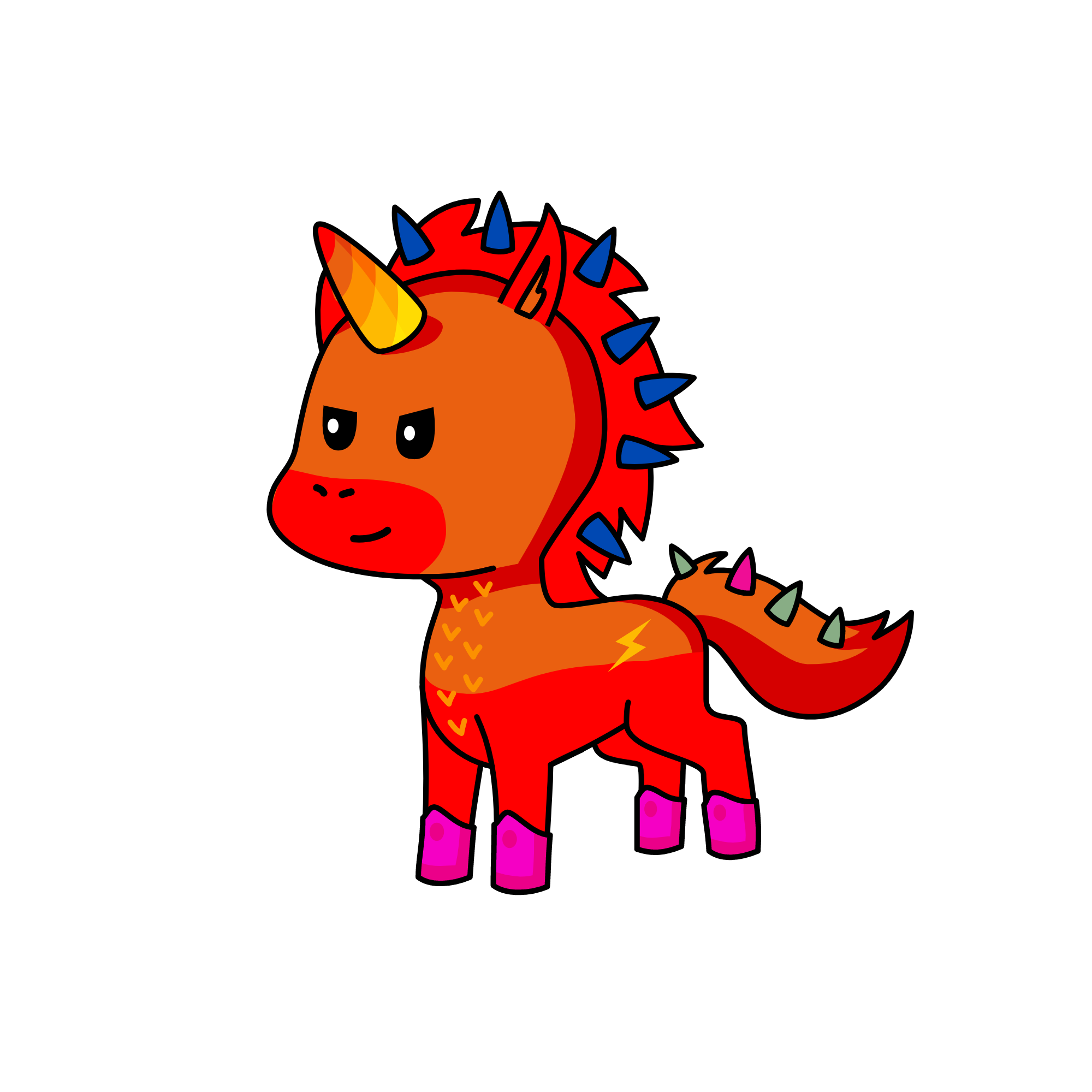 Bood, the unicorn