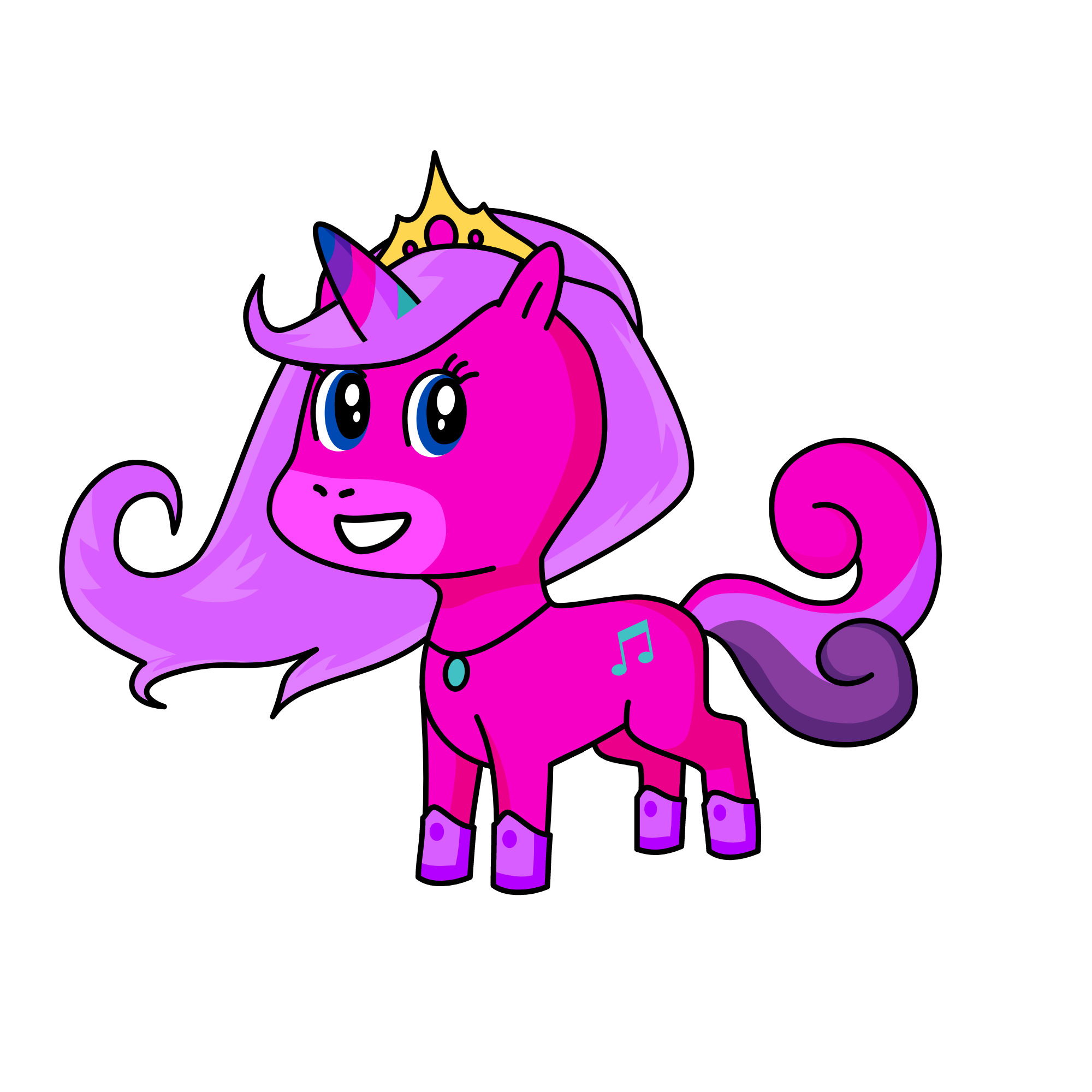 Dancey, the unicorn