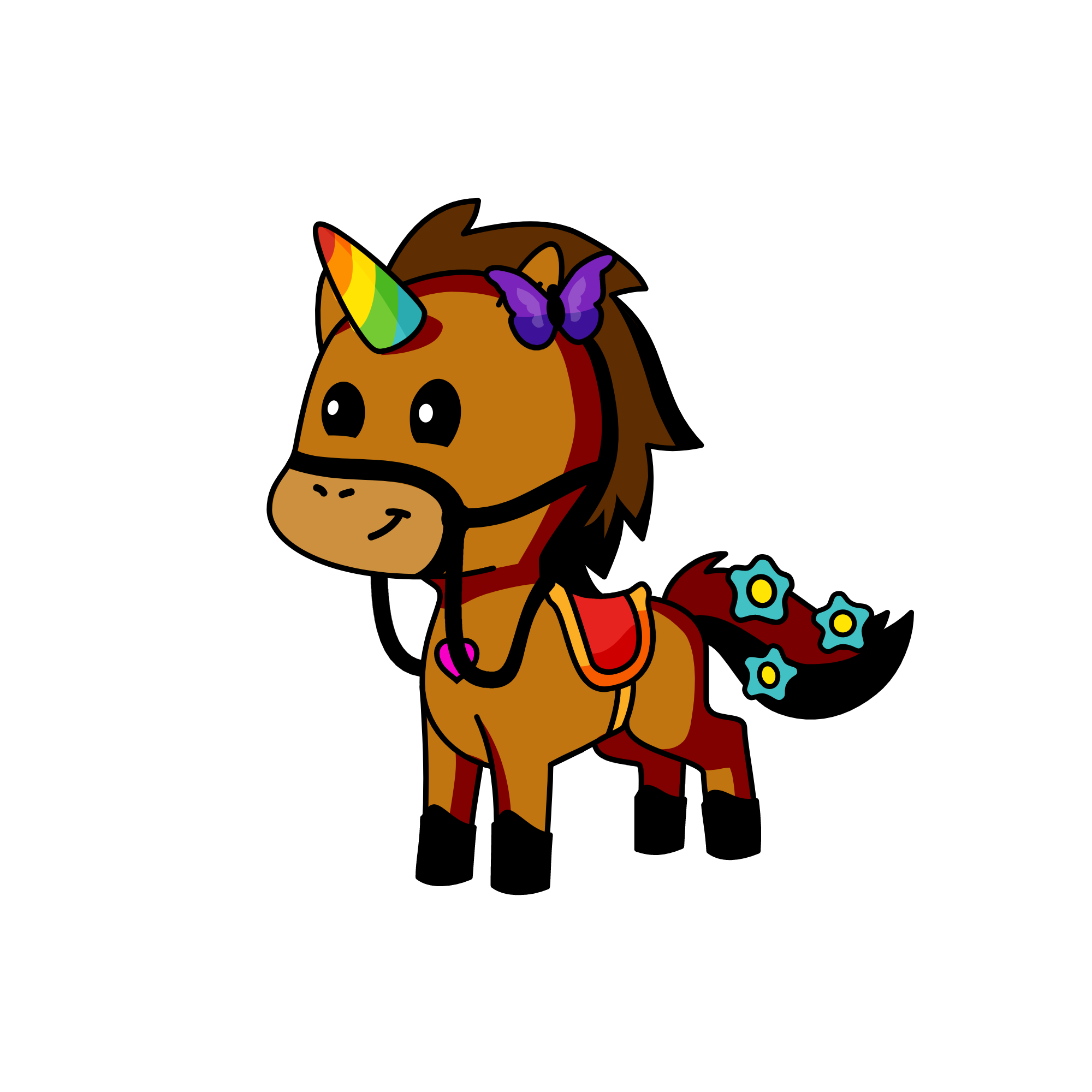 Oak, the unicorn