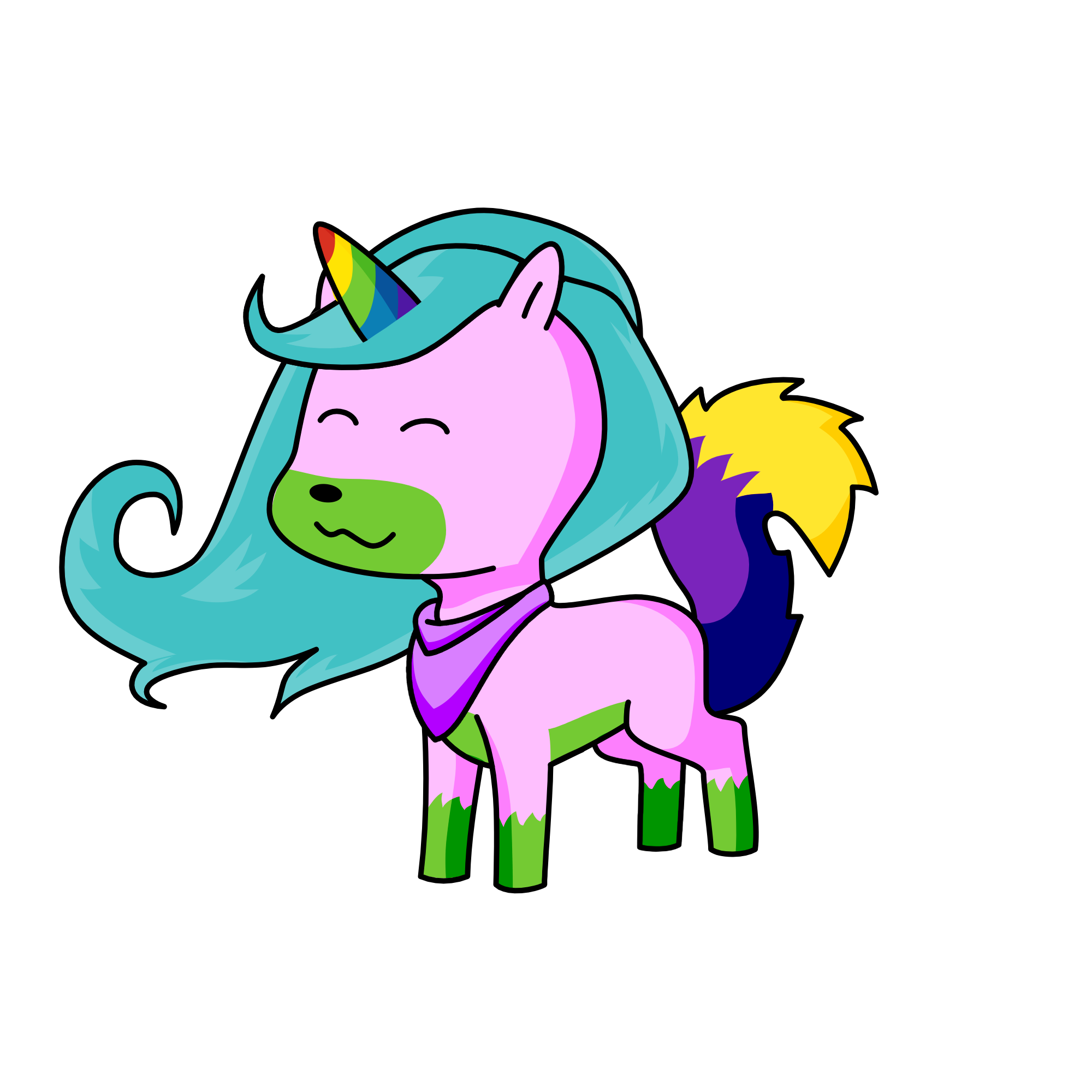 Puppycorn, the unicorn