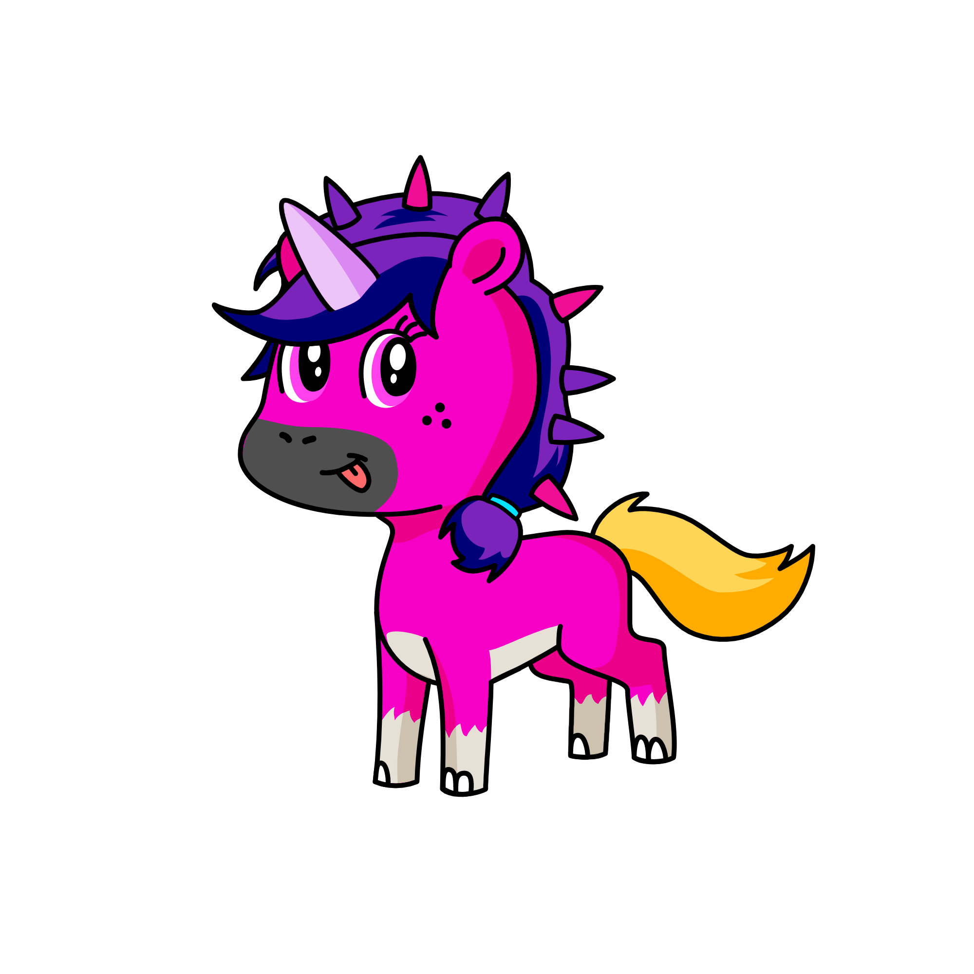 cotton candy, the unicorn