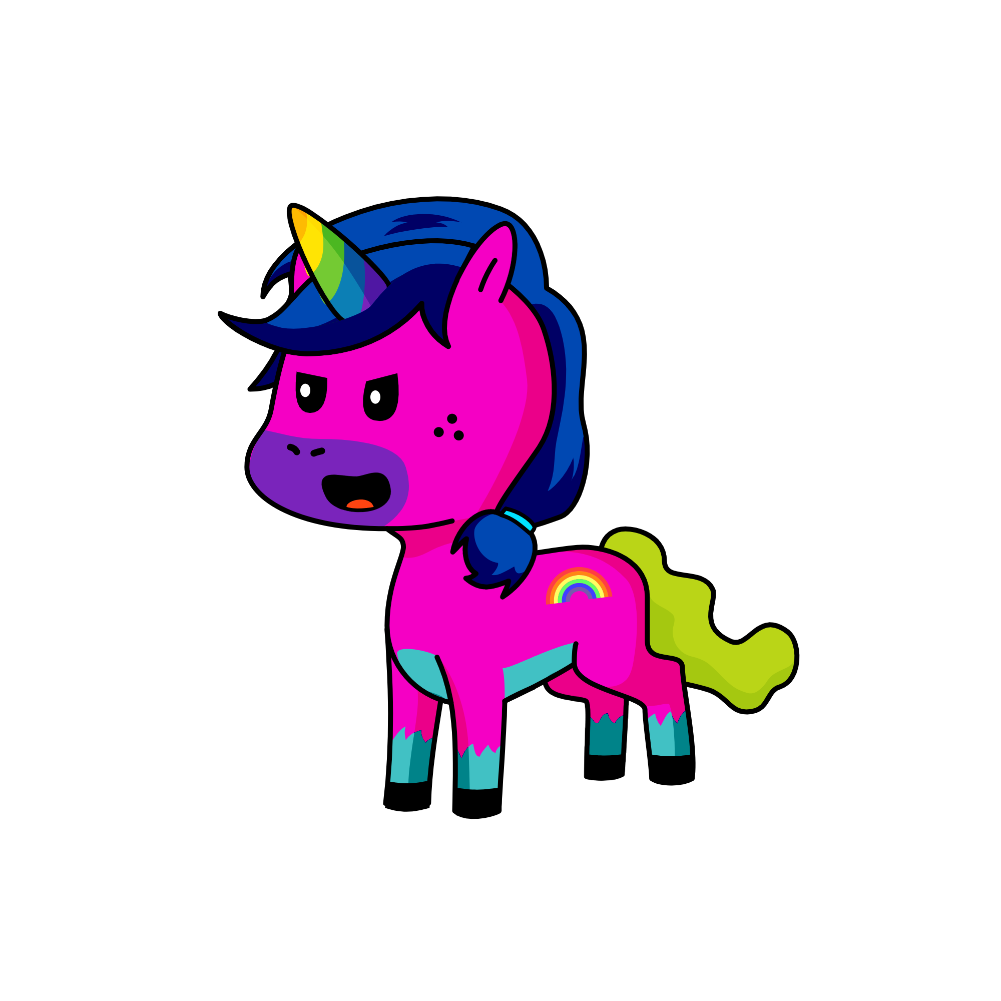 rainbow, the unicorn
