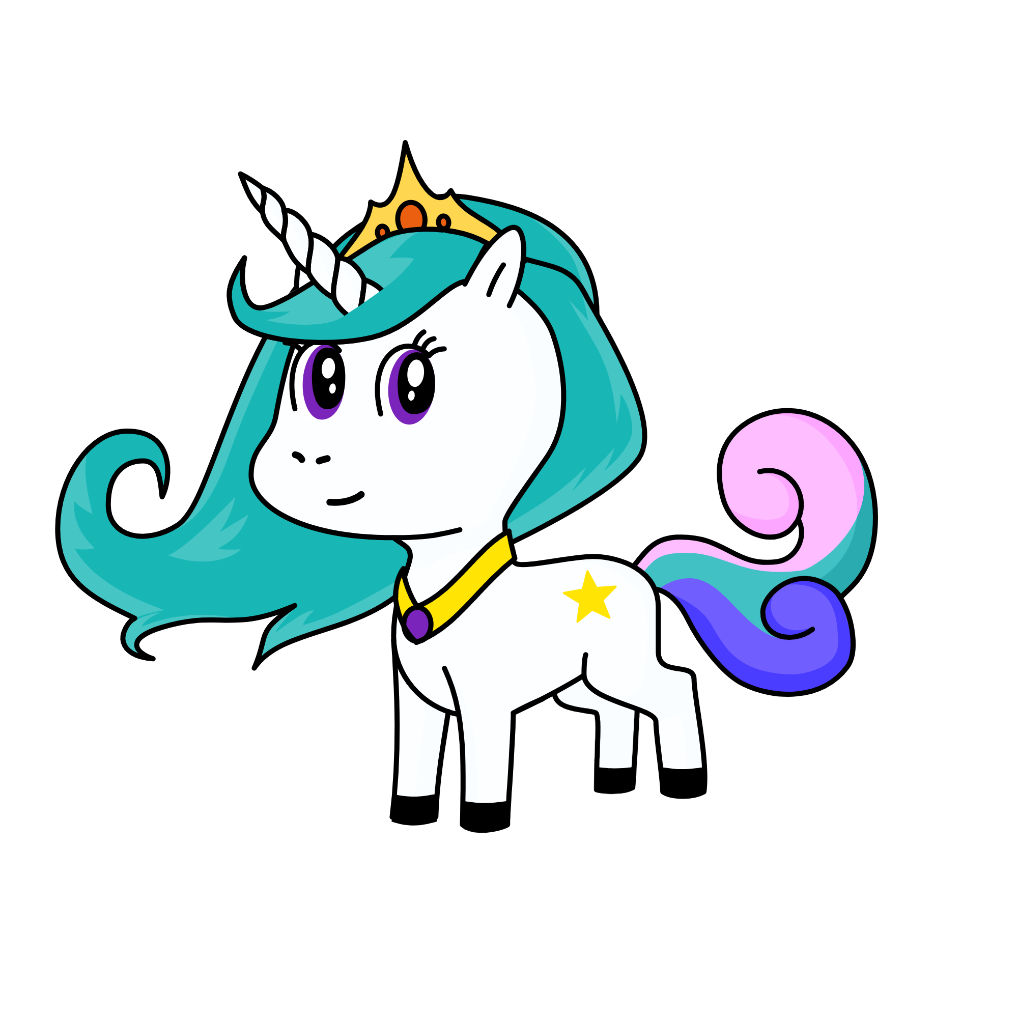 Princess Celestia, the unicorn