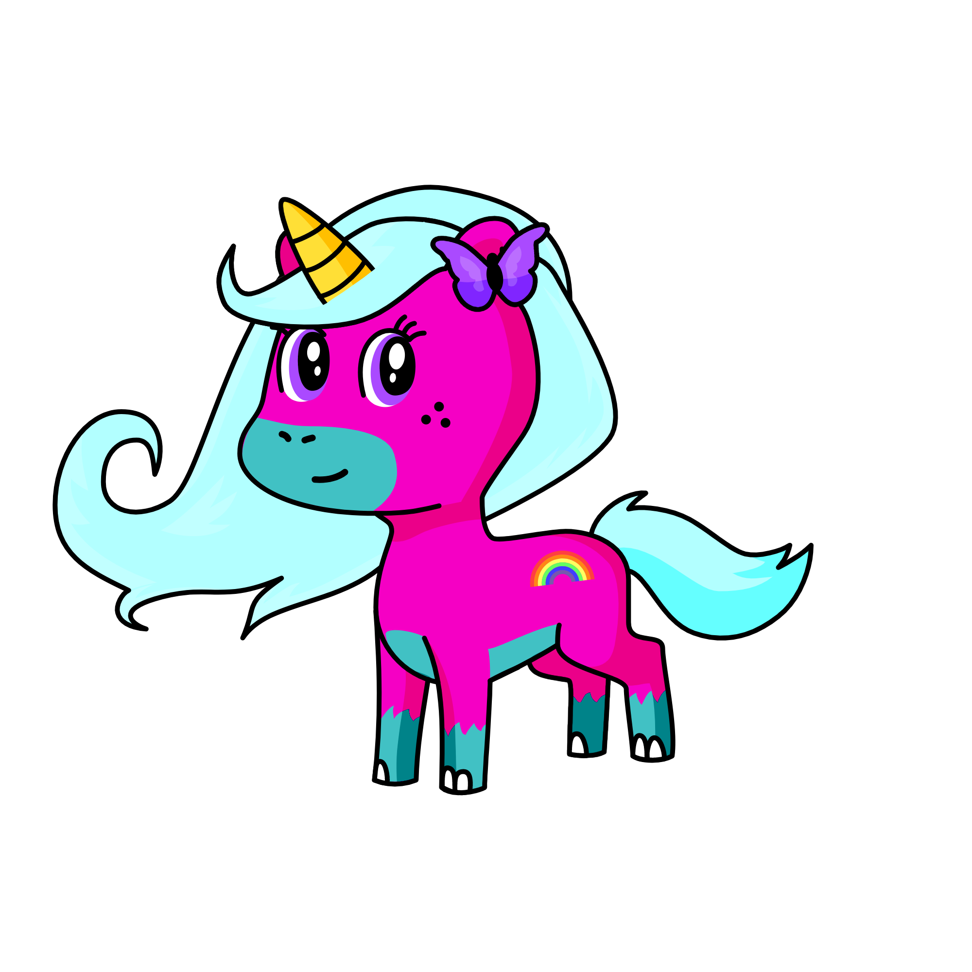 Butterfly, the unicorn
