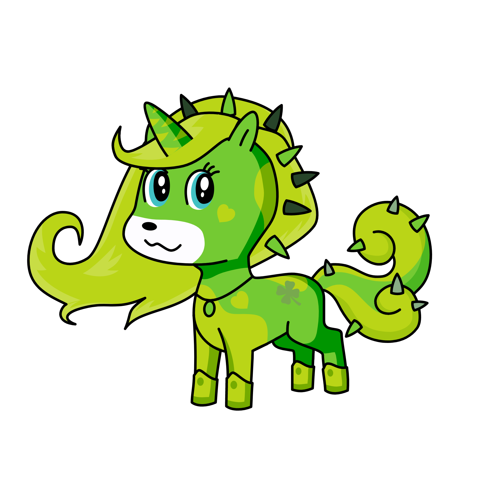 Trebol, the unicorn