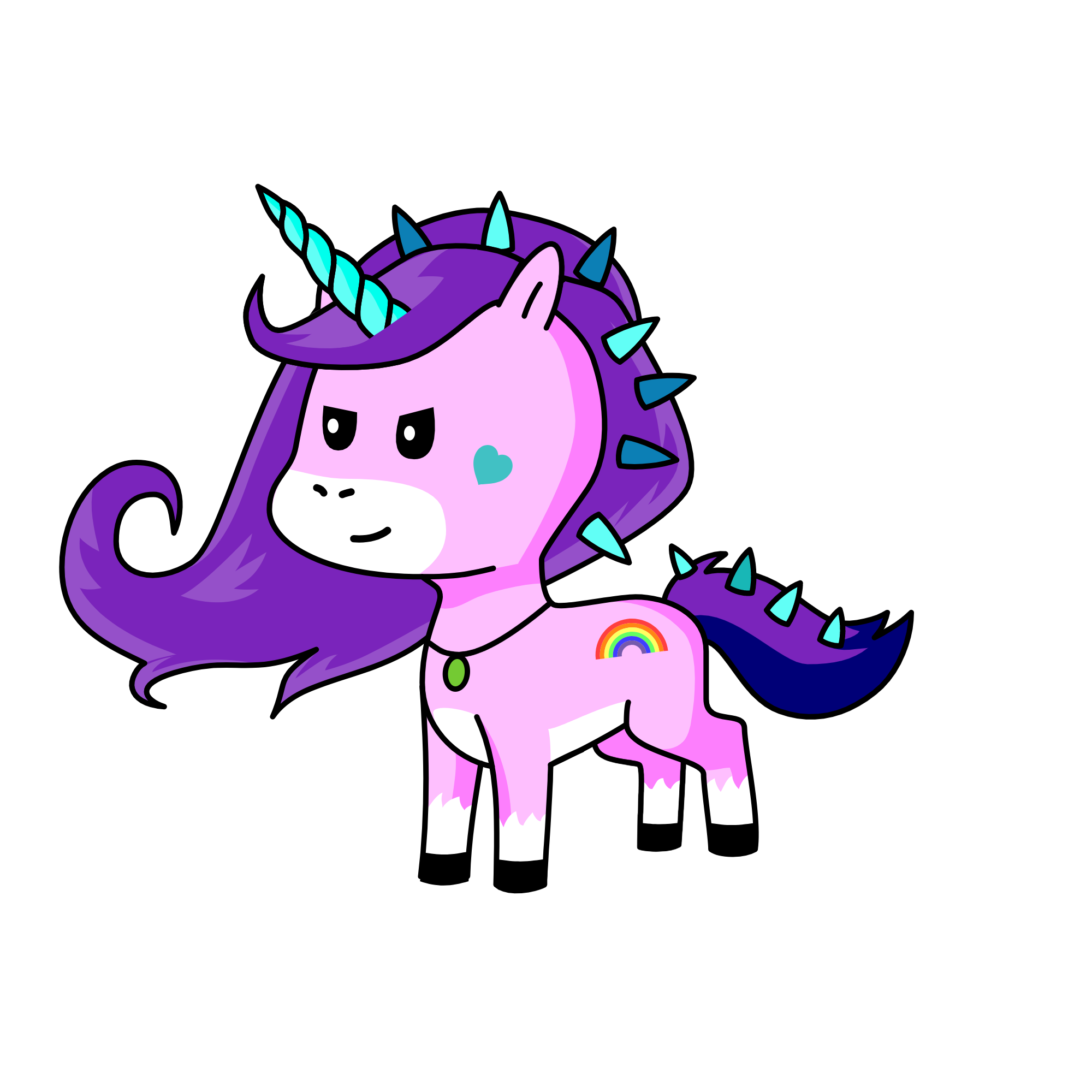 Sun, the unicorn
