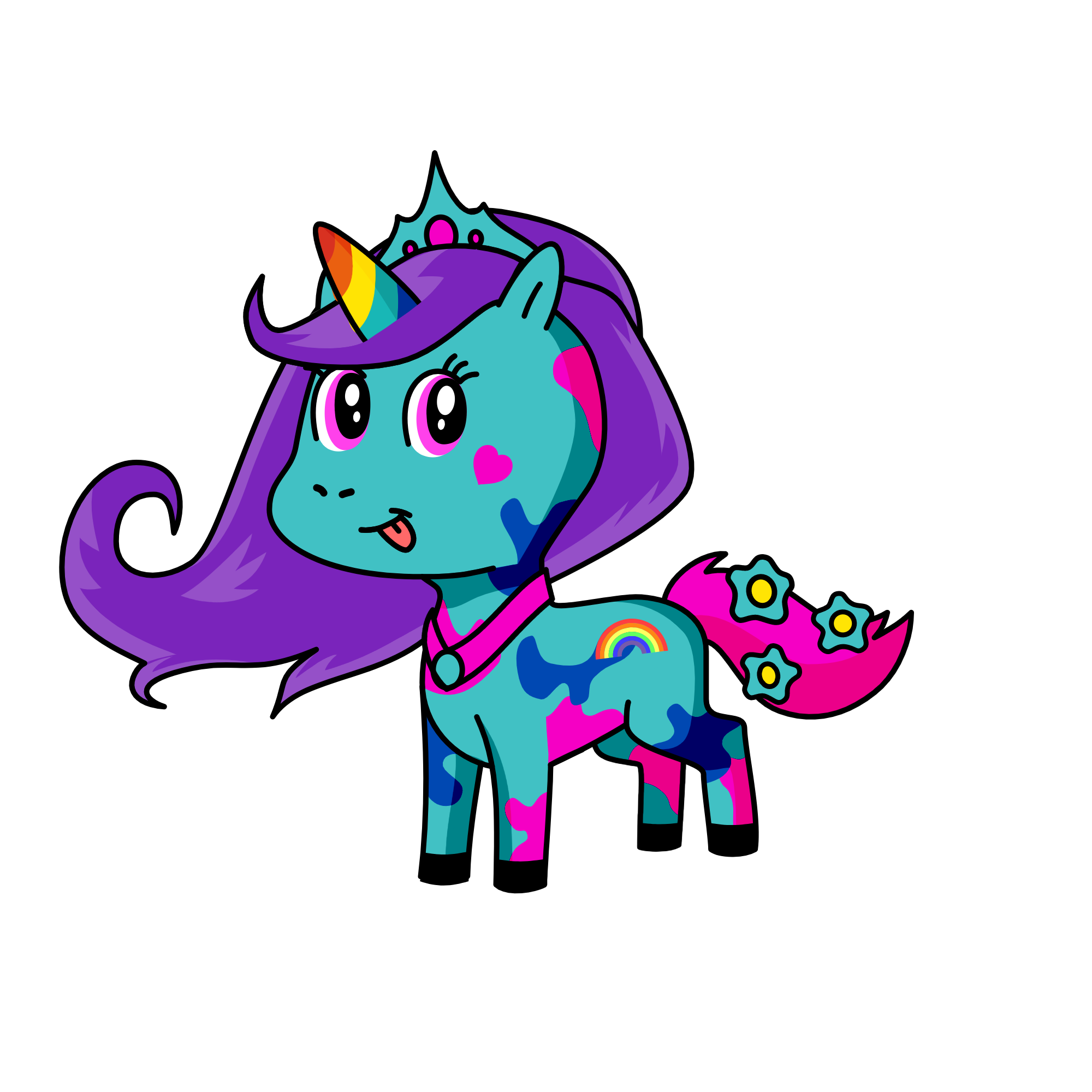 Cheer, the unicorn
