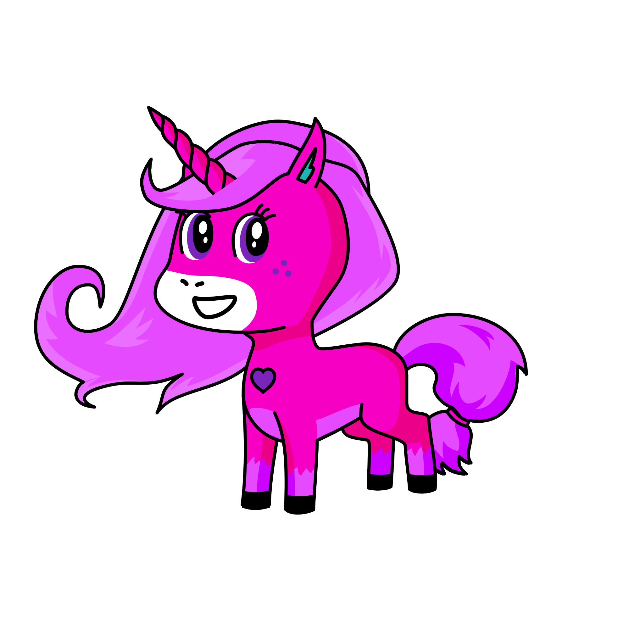 lavender , the unicorn