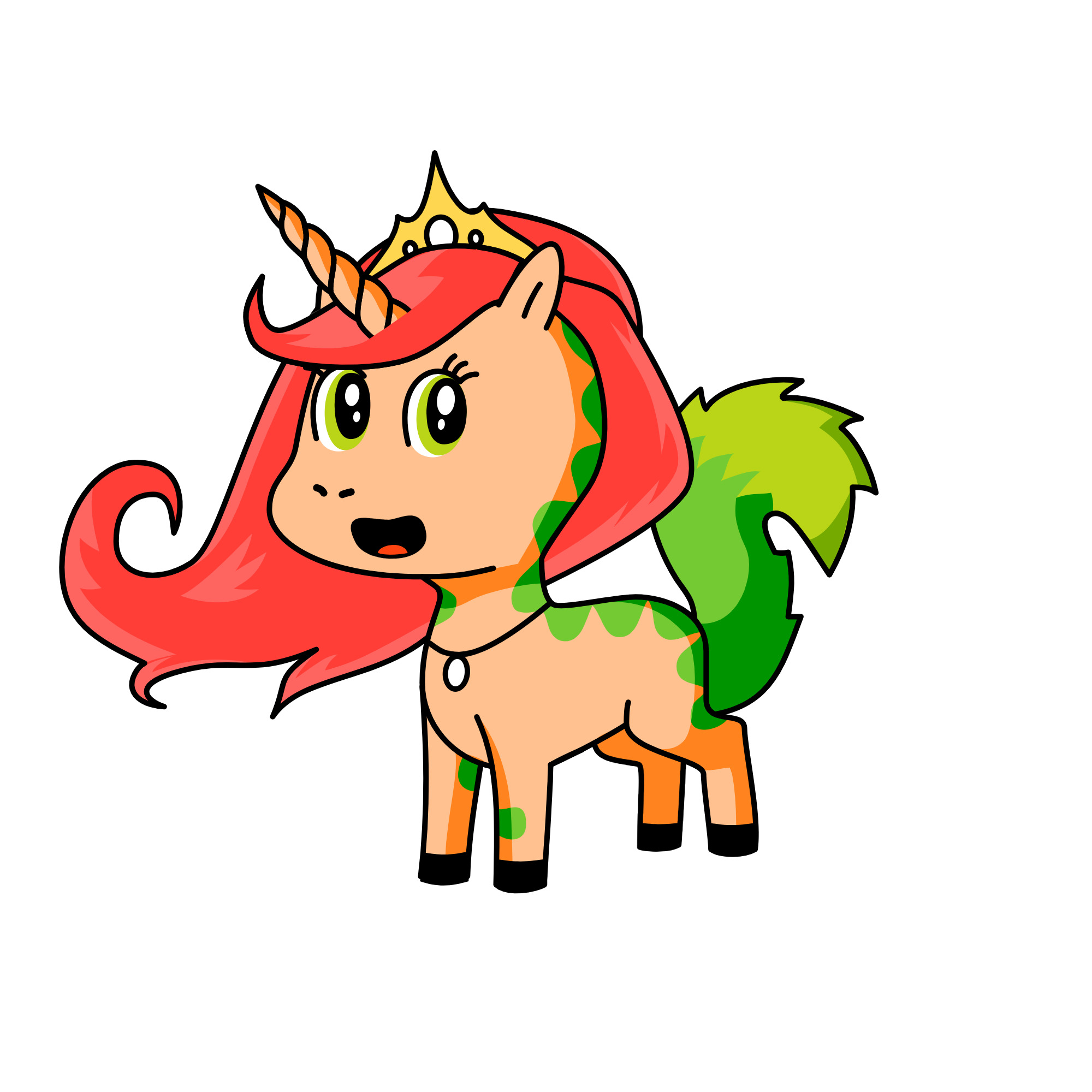 Ariel, the unicorn