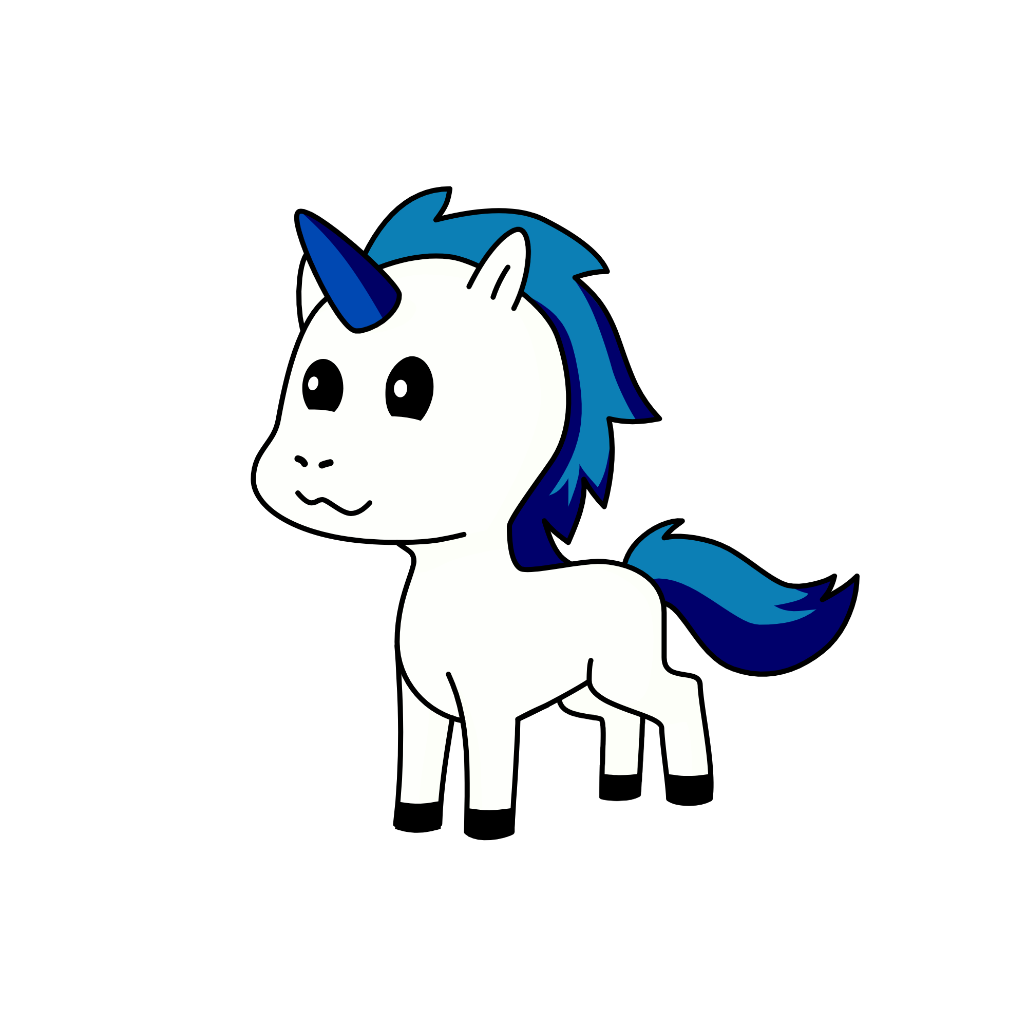 Winter, the unicorn
