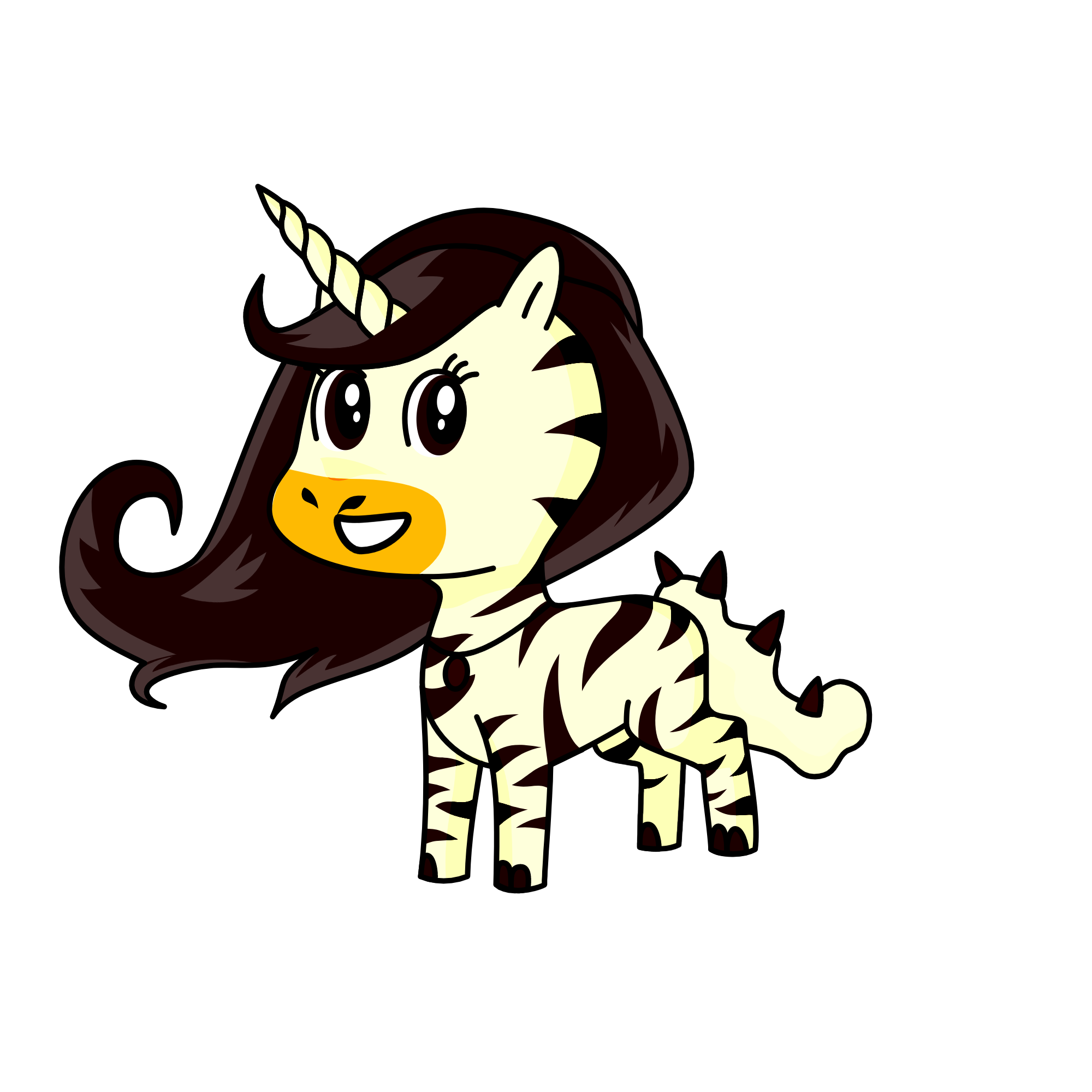 zebra, the unicorn