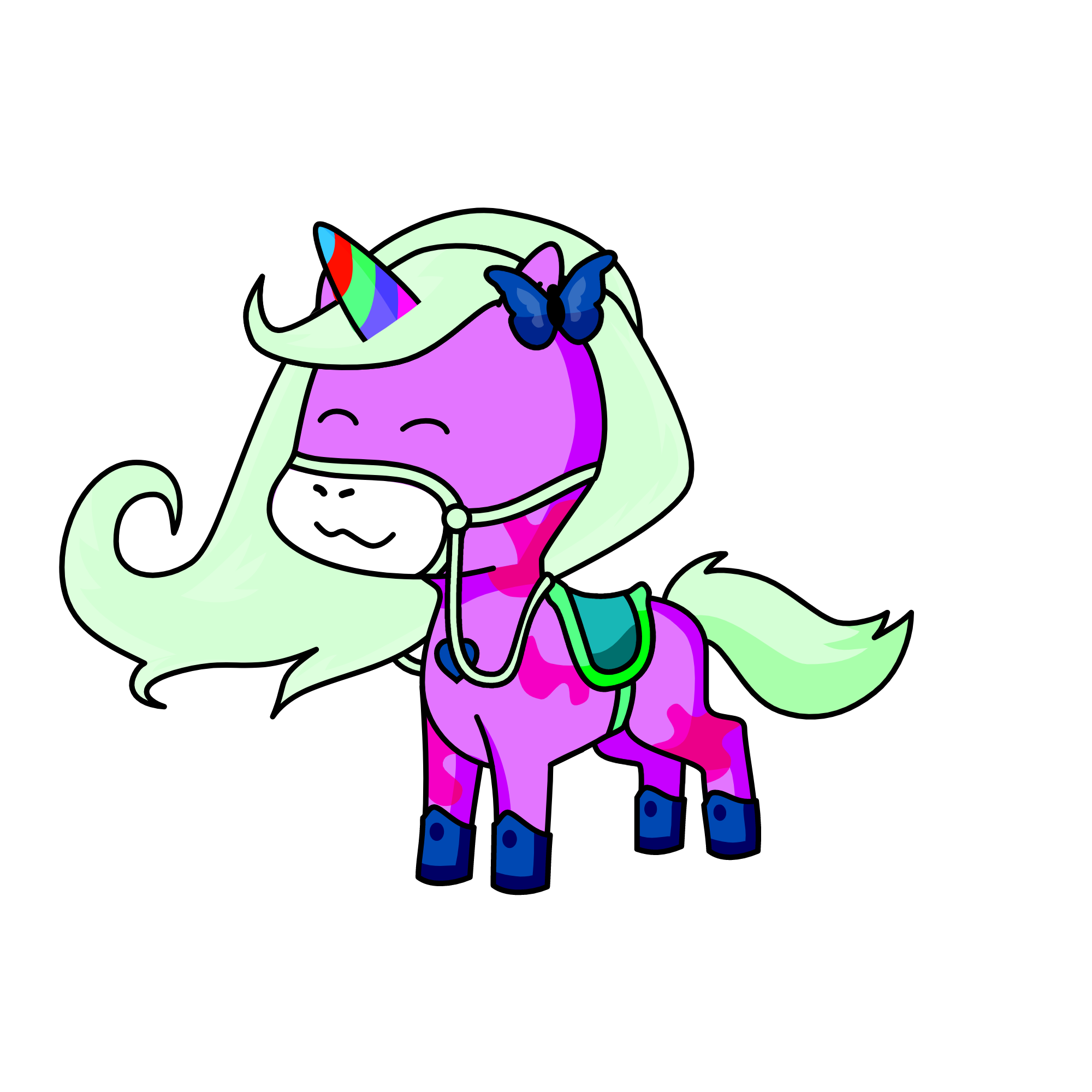 Cutie, the unicorn