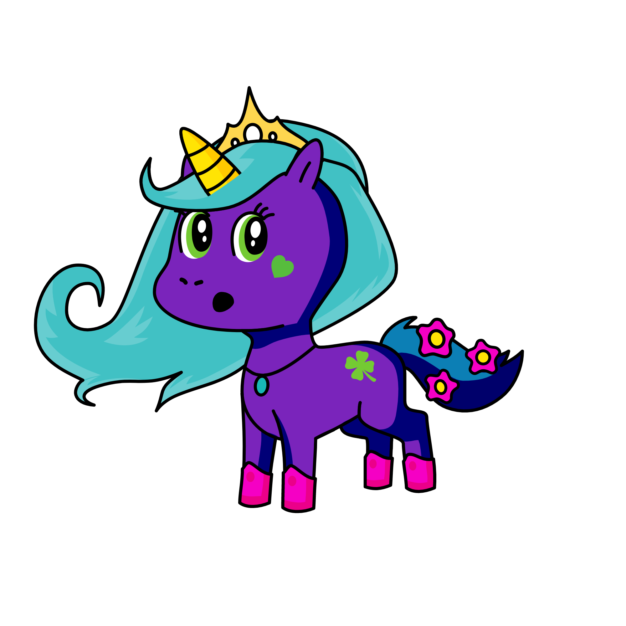 Lucky, the unicorn