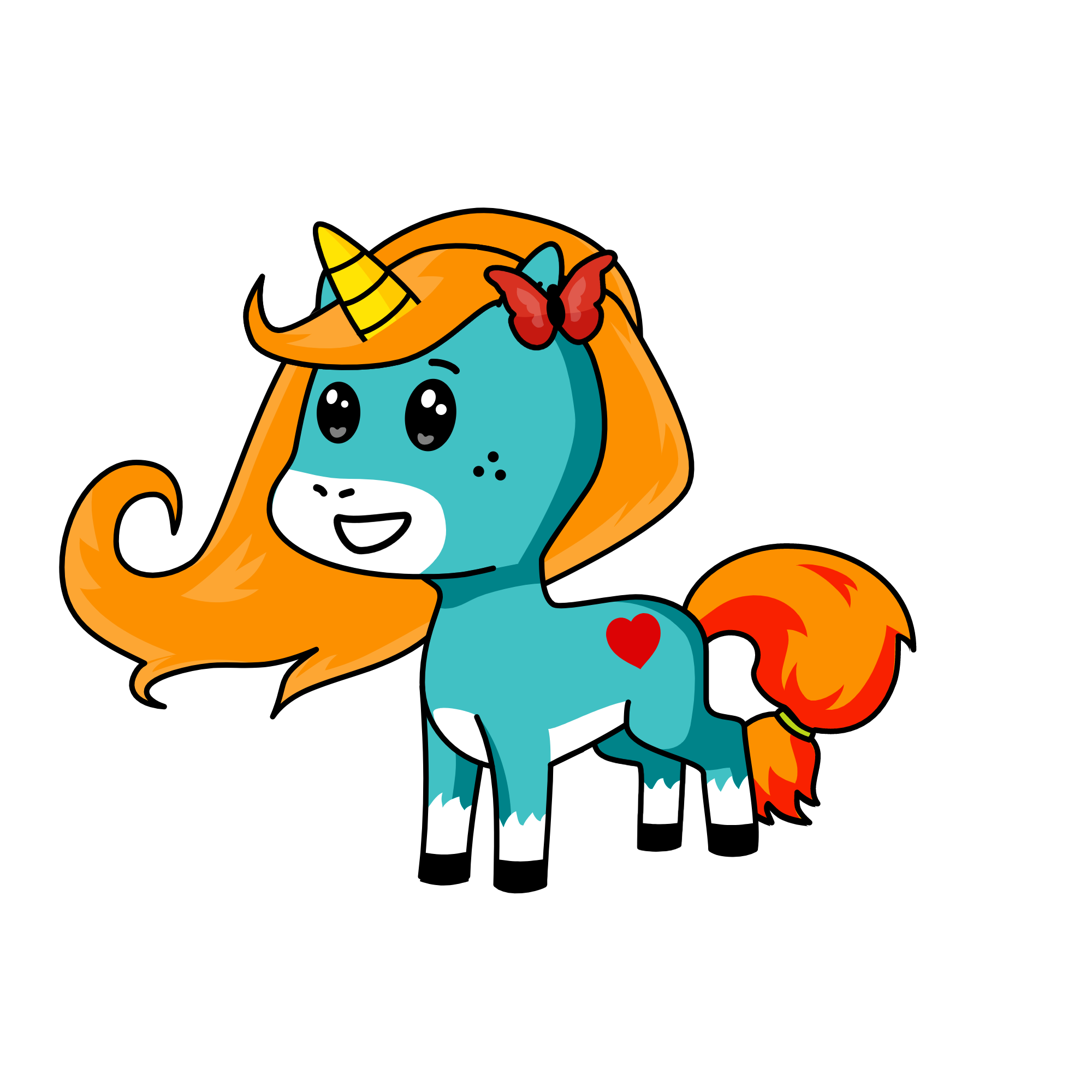 ORANGE, the unicorn