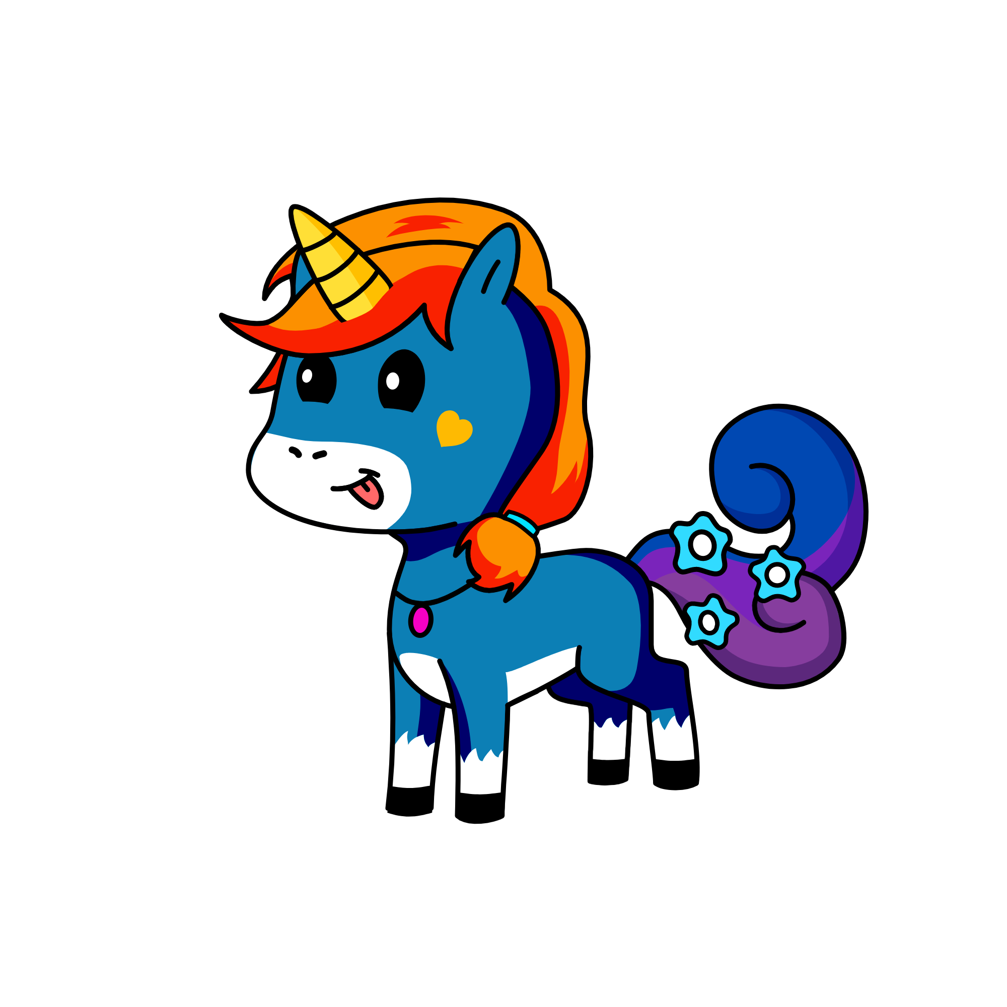 Sandi, the unicorn