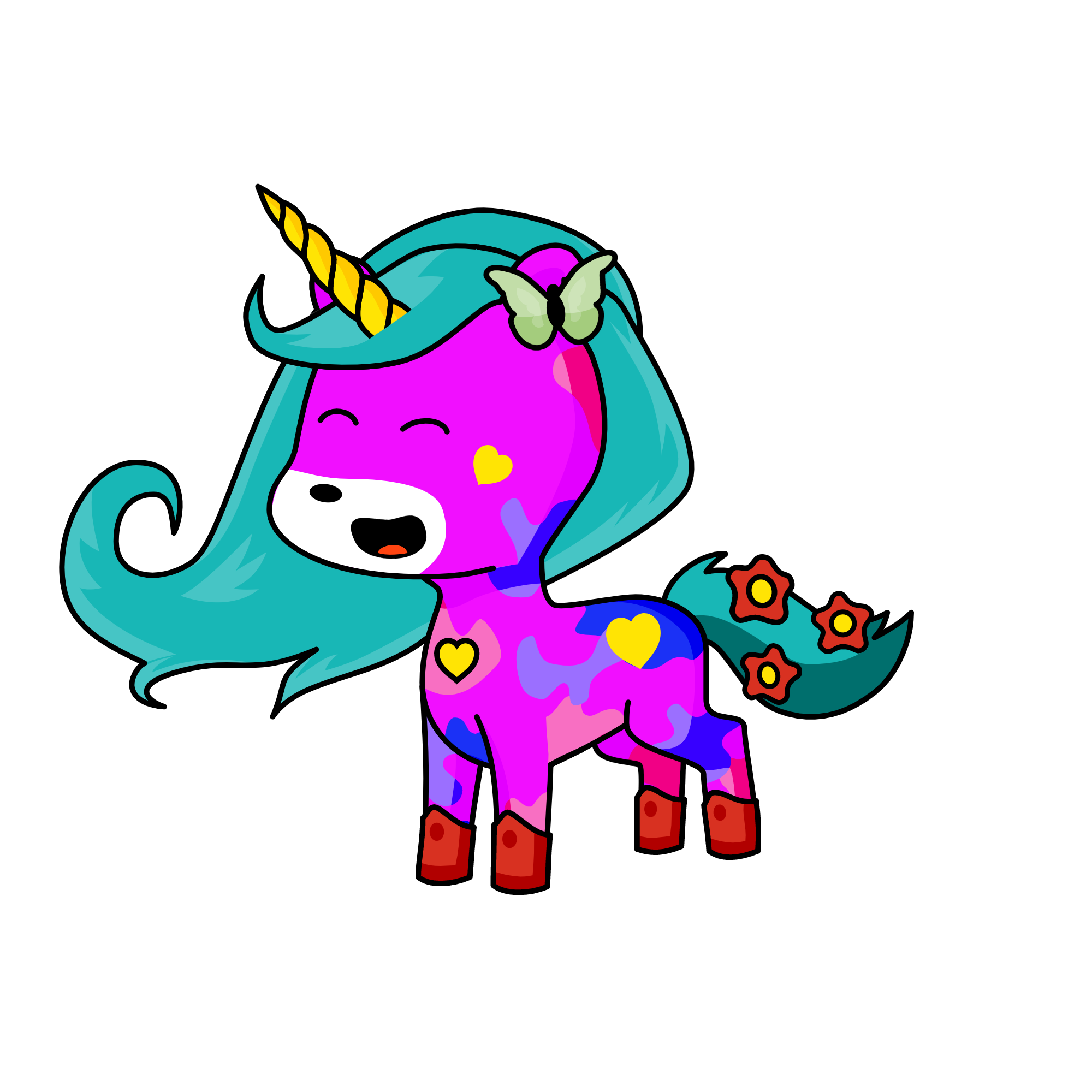 Xenia, the unicorn