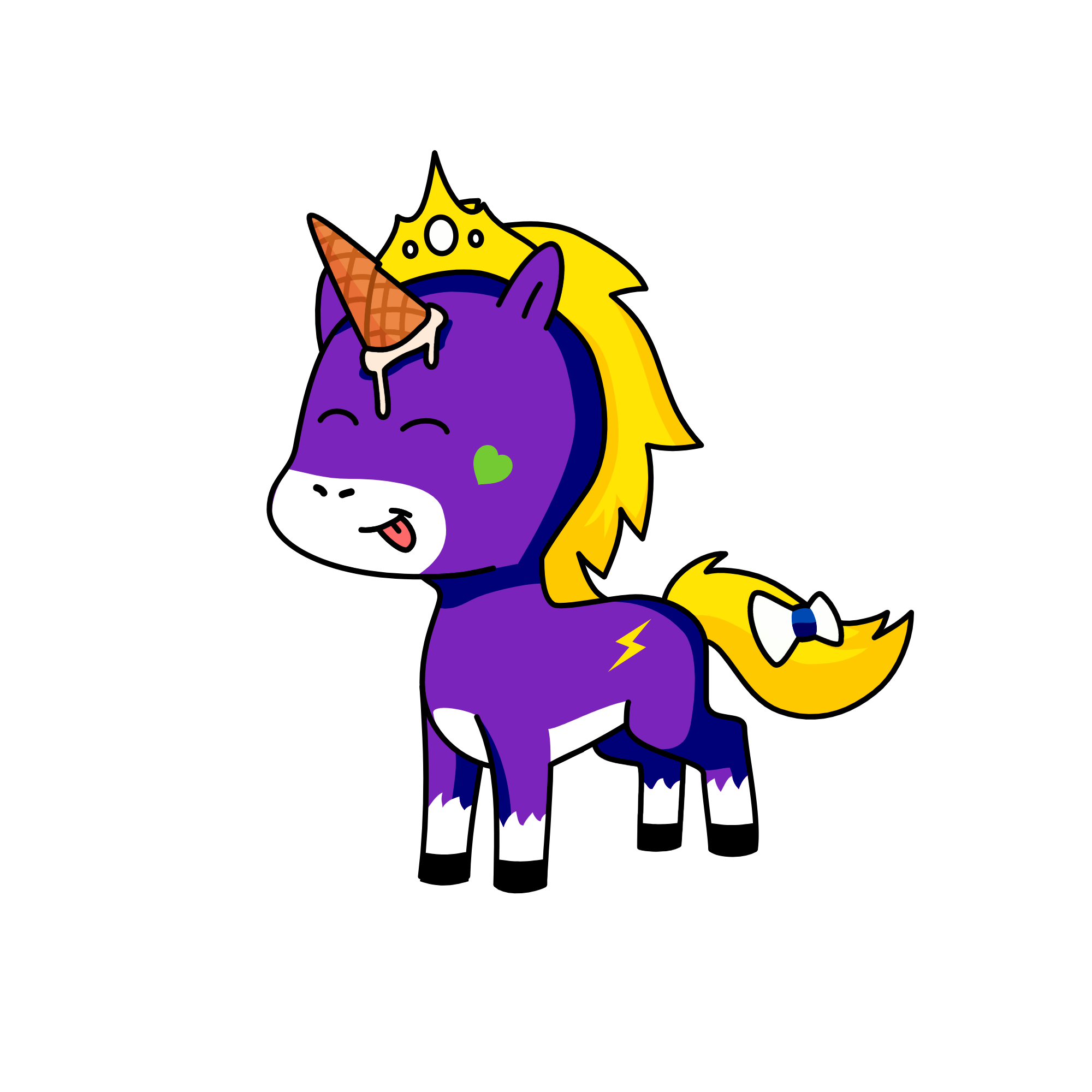 Lightning, the unicorn