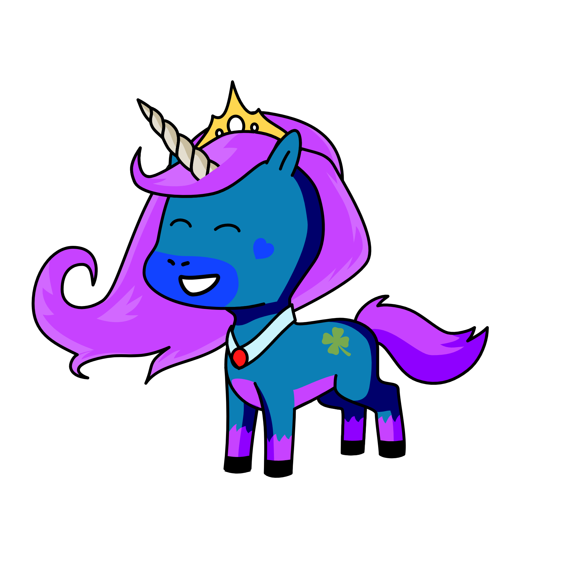 cat, the unicorn