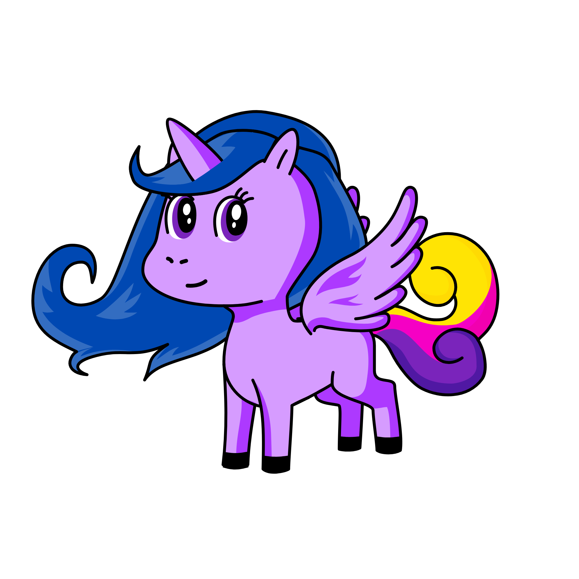 twilight sparkle rainbow power, the unicorn