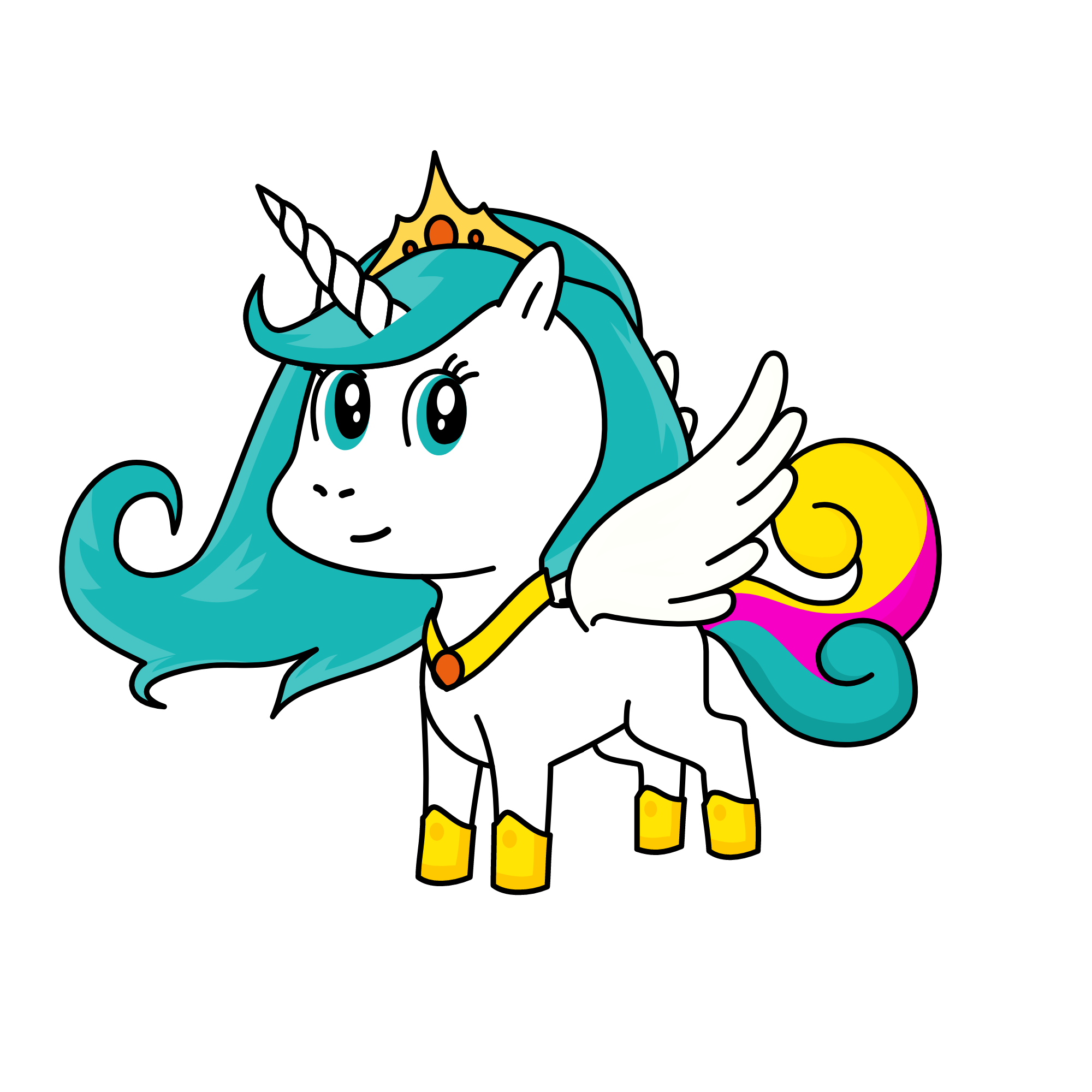 princess celestia, the unicorn