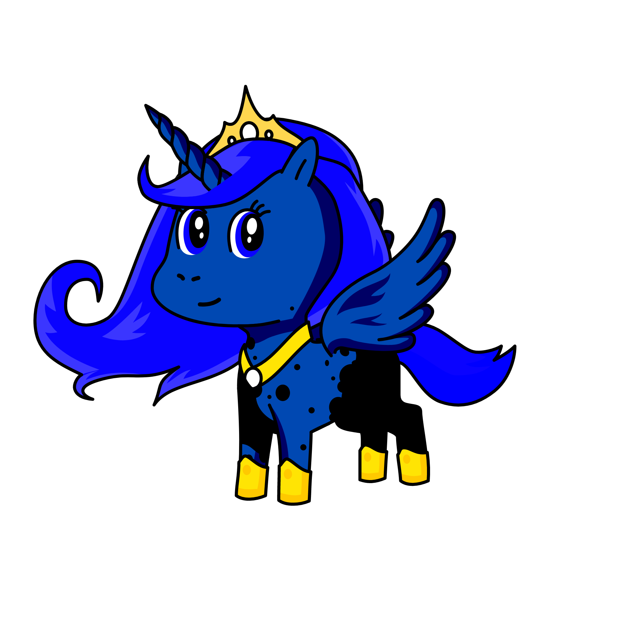 princess luna, the unicorn