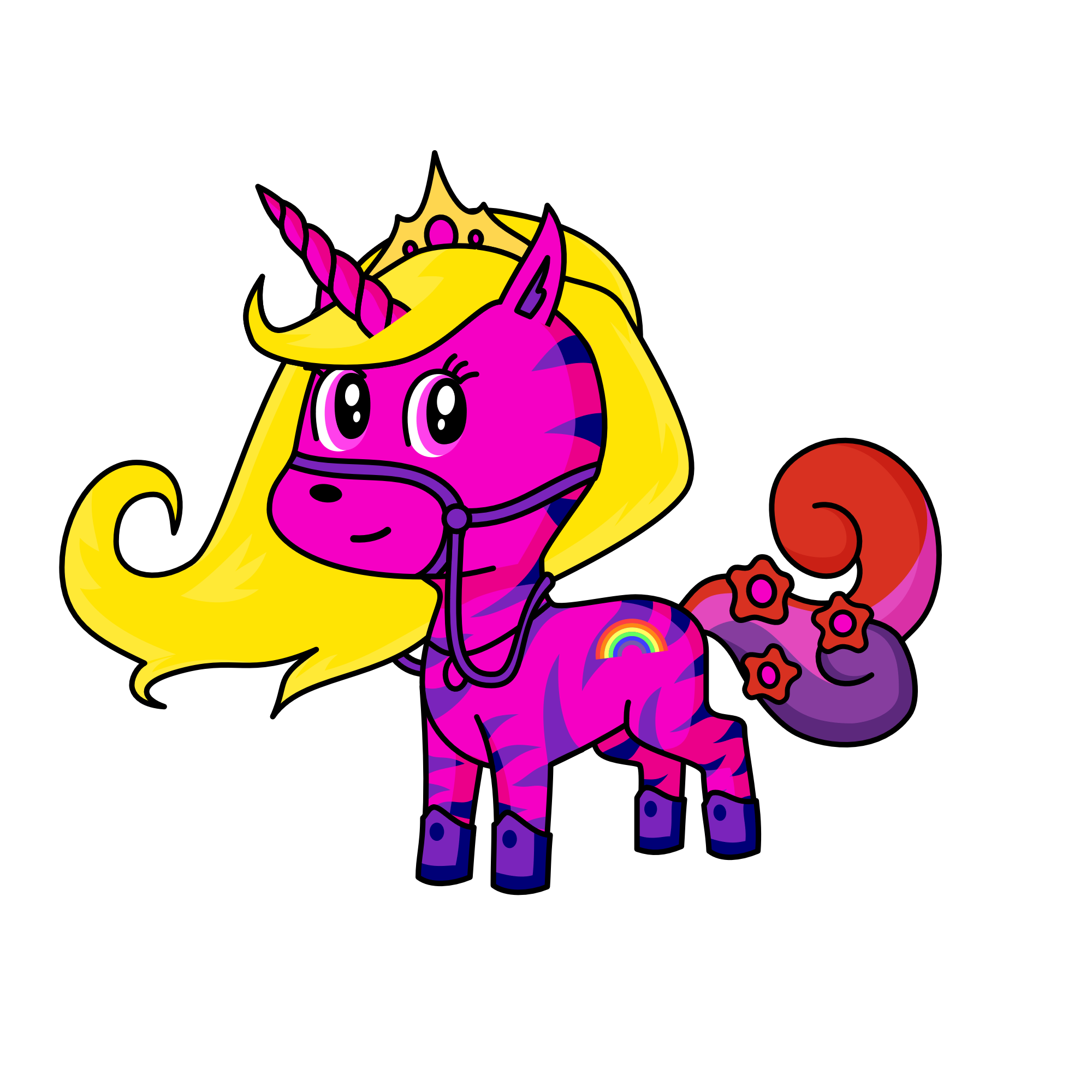 IZZY, the unicorn