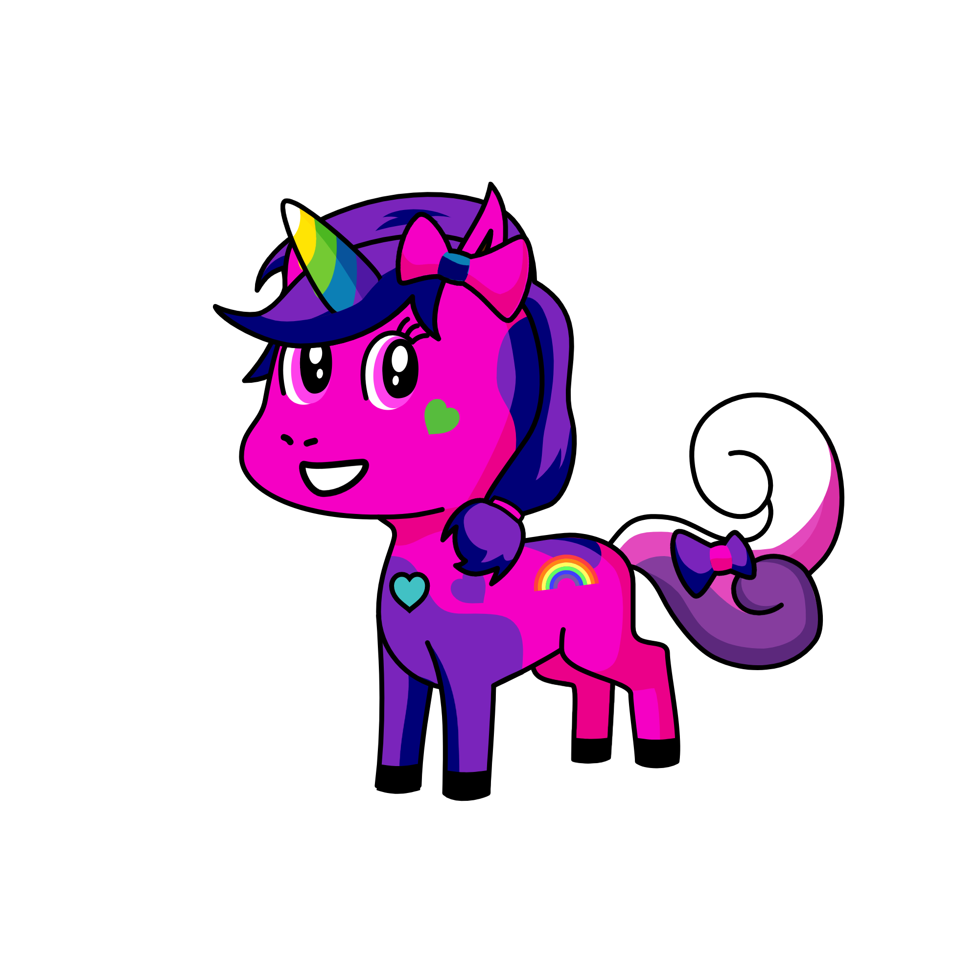 RainbowStl, the unicorn
