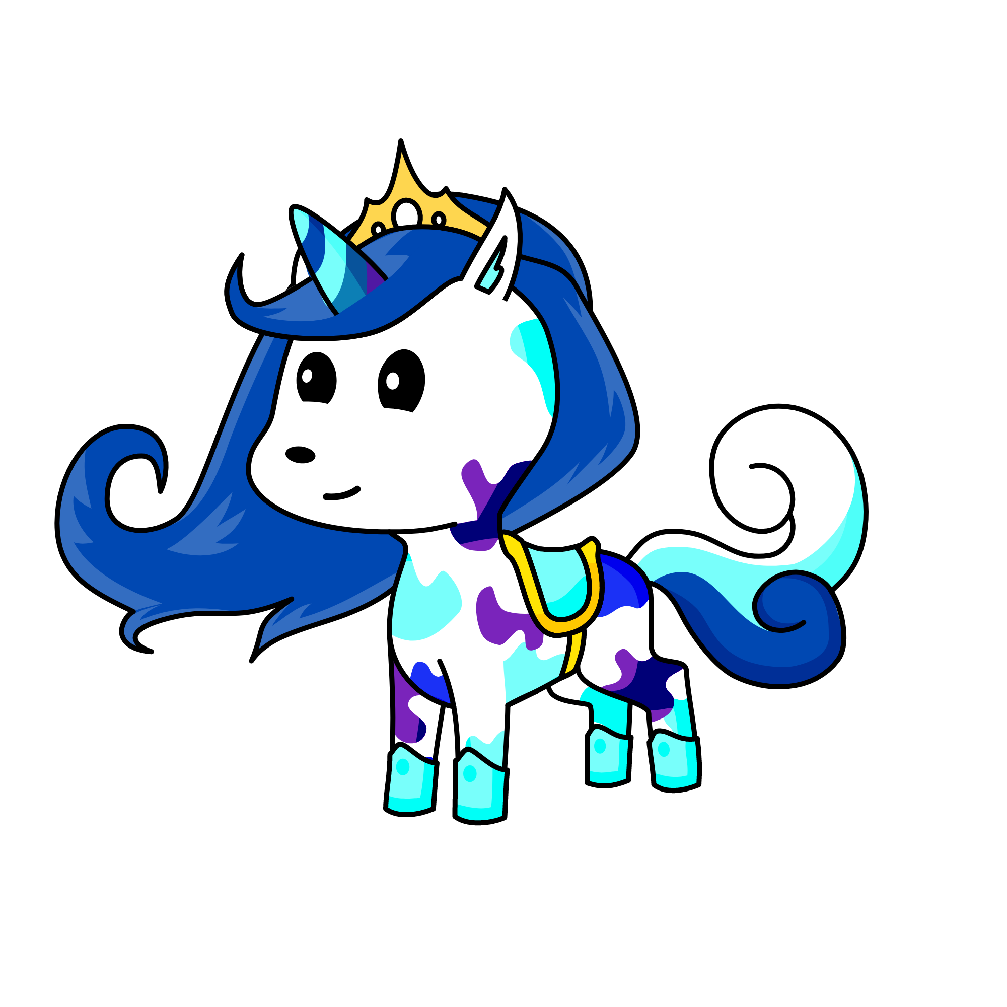 Queen Icy , the unicorn