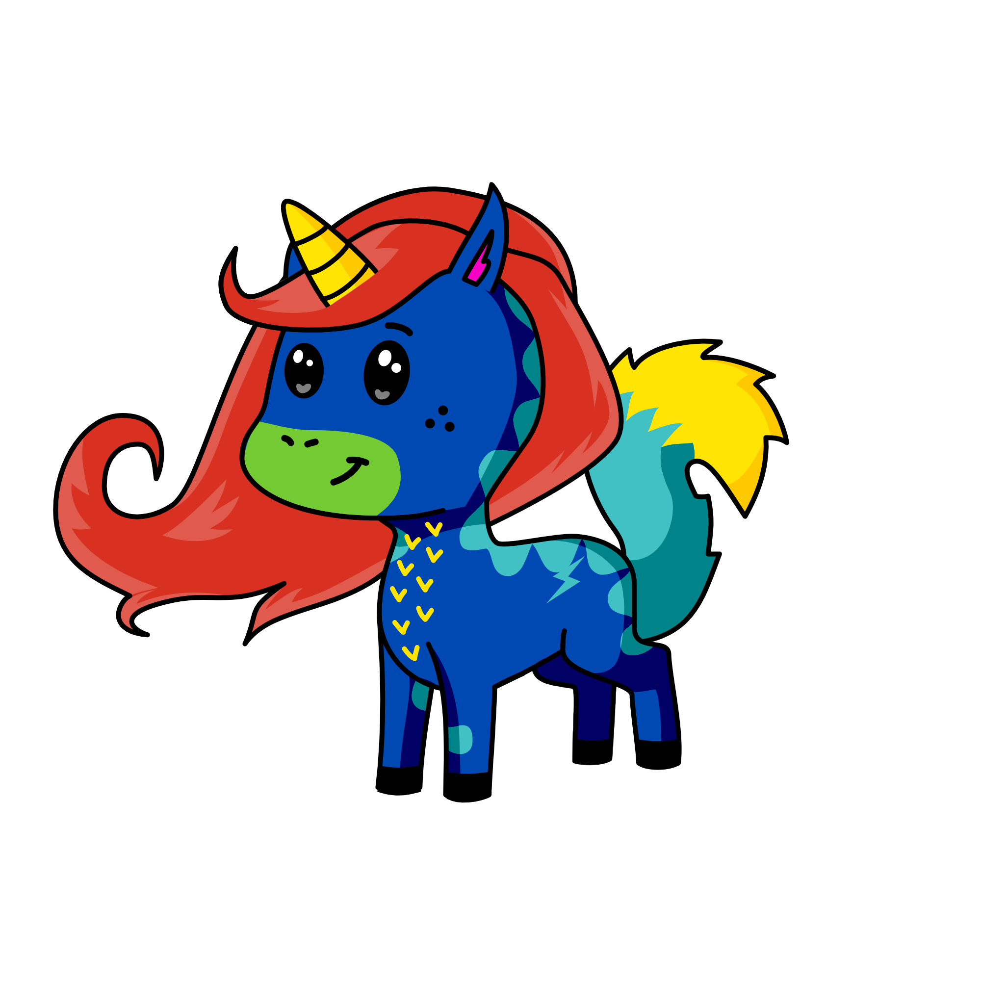 P, the unicorn
