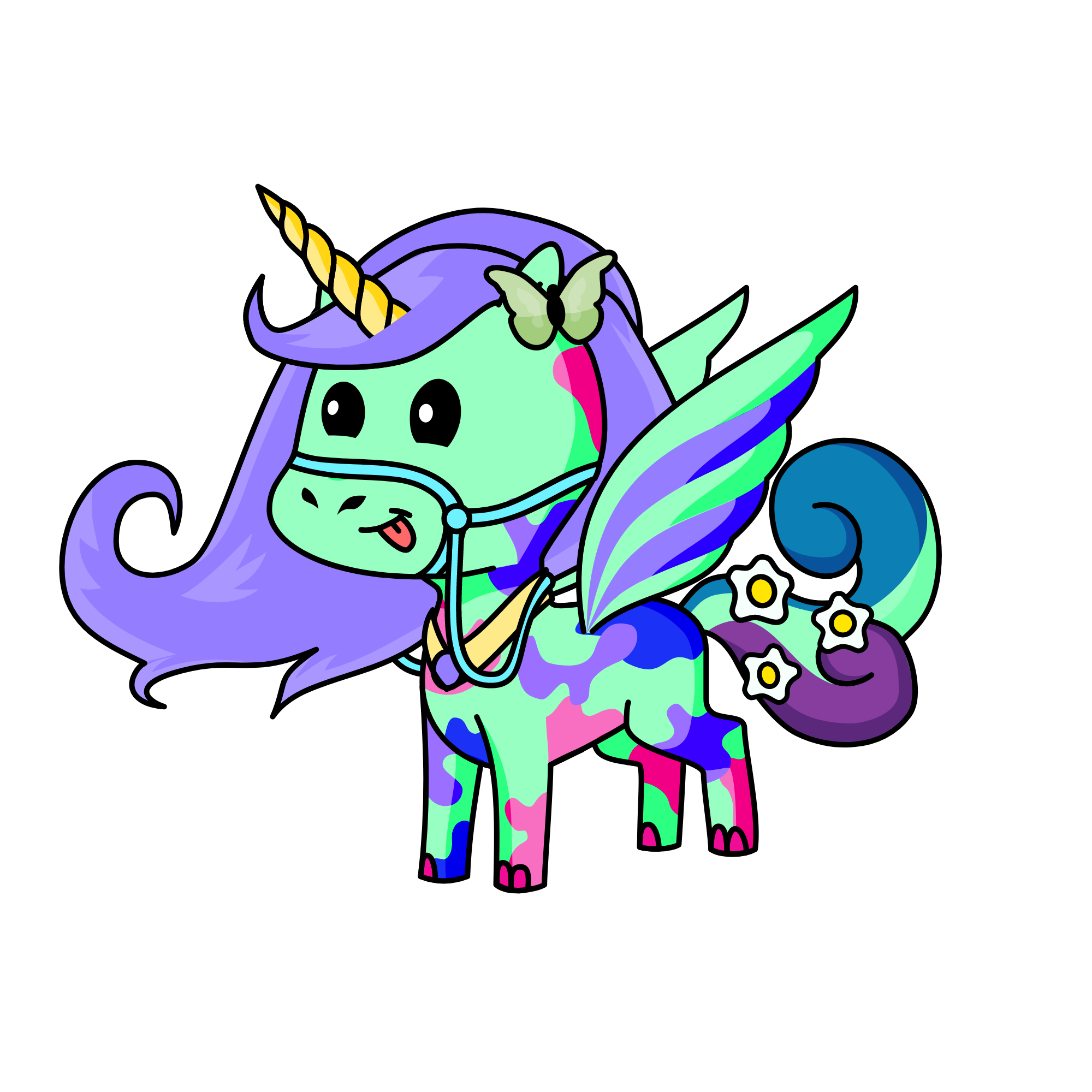Meothlovely, the unicorn