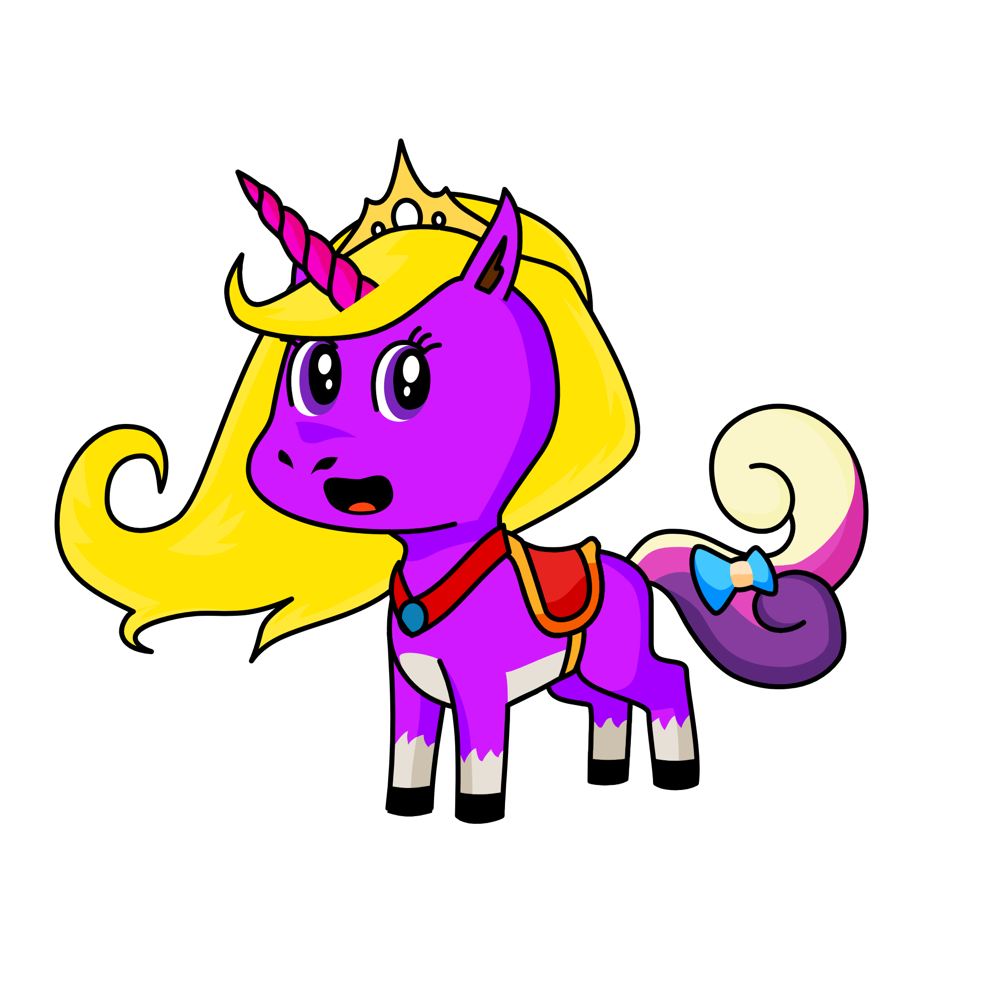 Pink, the unicorn