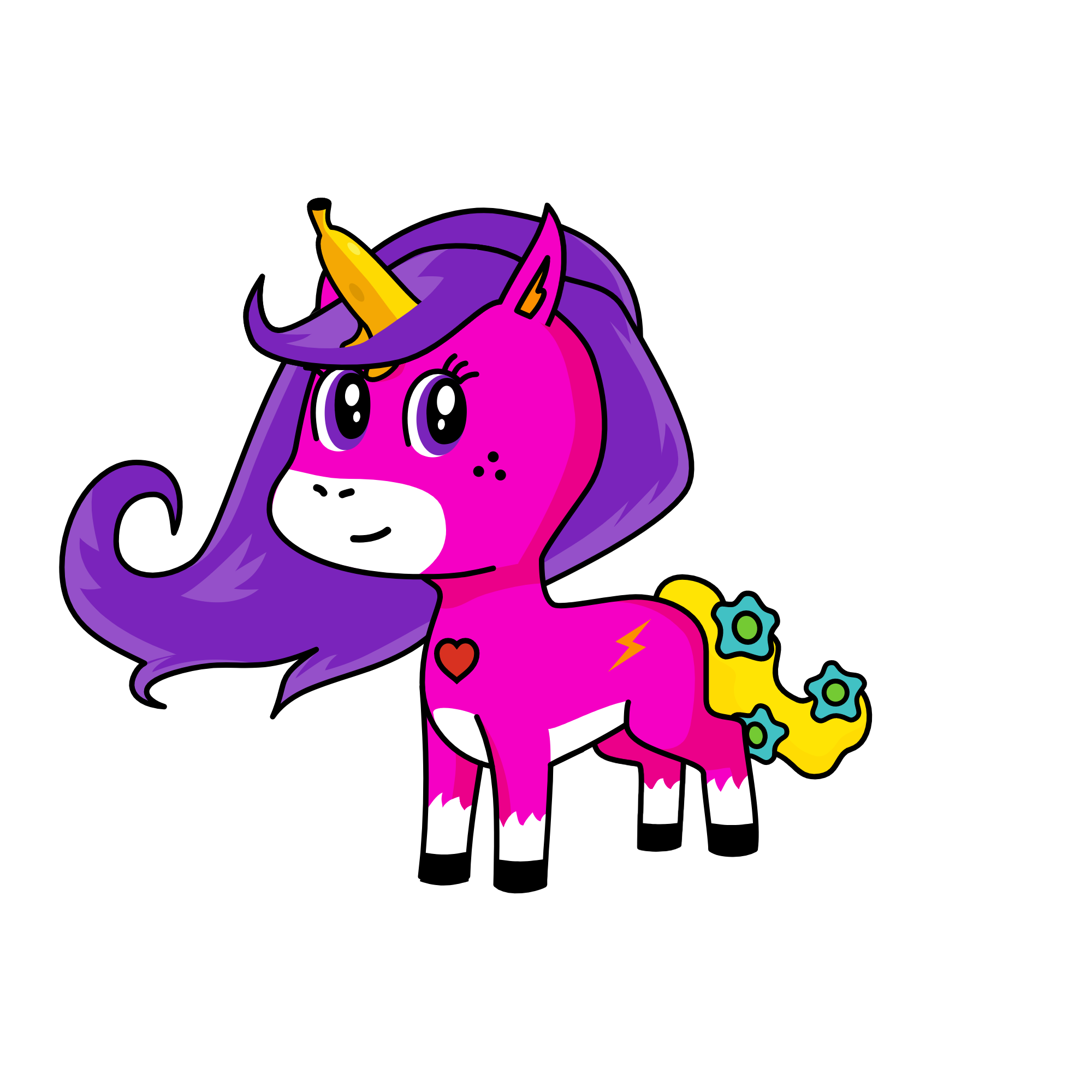 SUPER GIRL , the unicorn