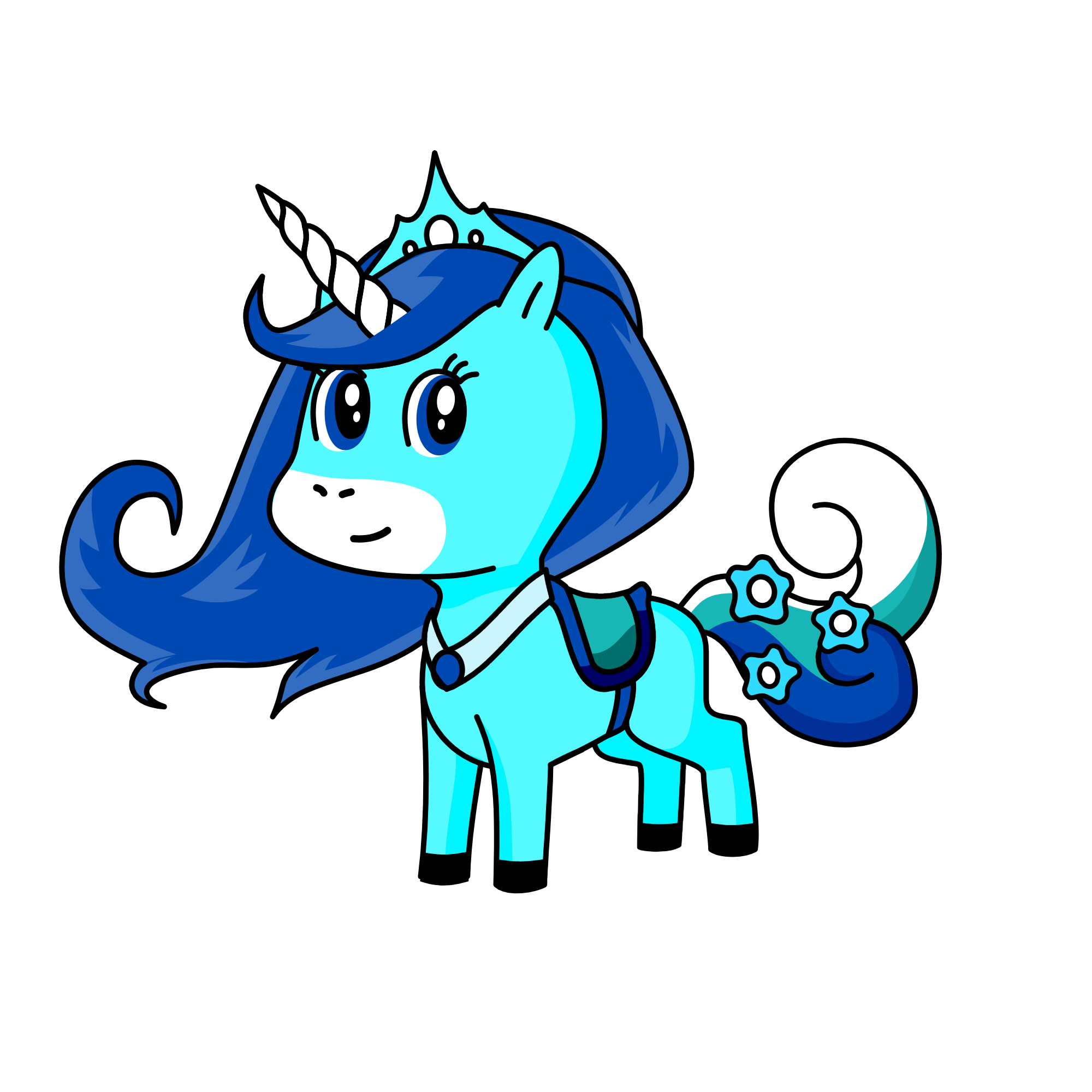 Daughter Of The Winter Land, the unicorn