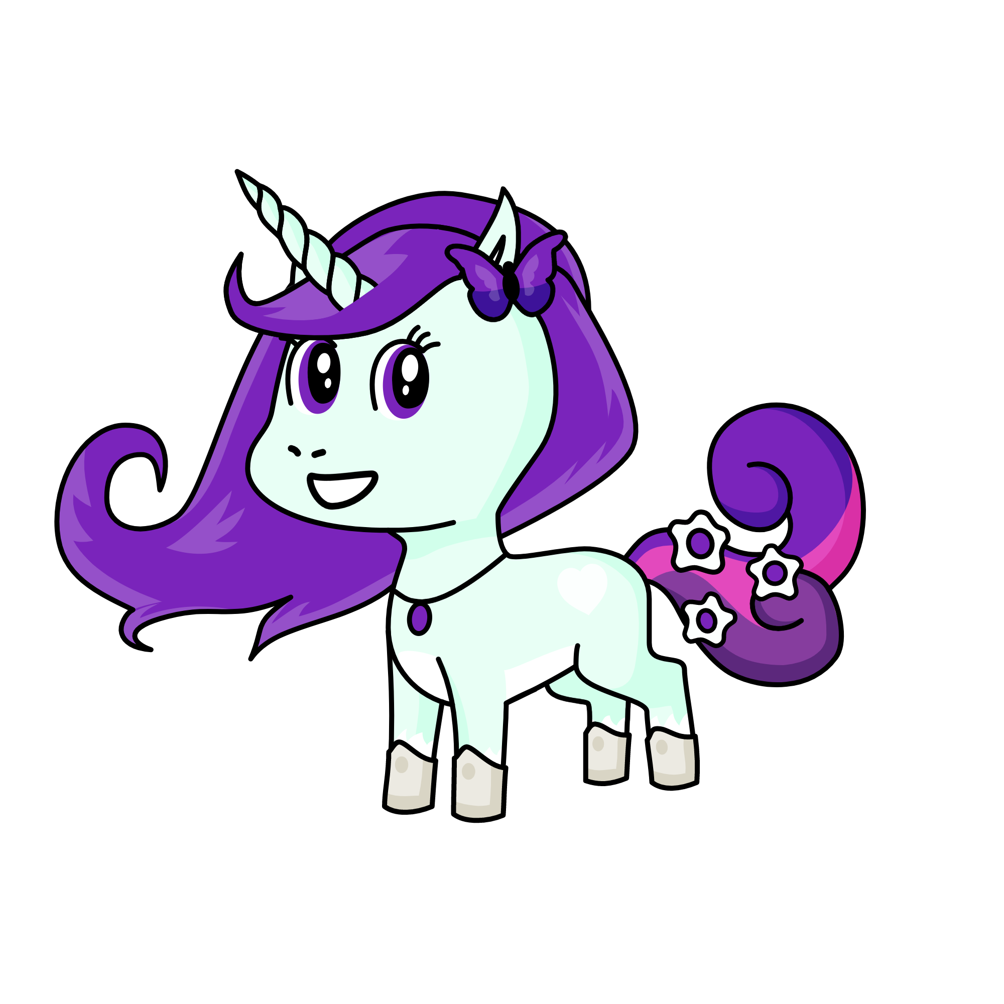Pixie , the unicorn
