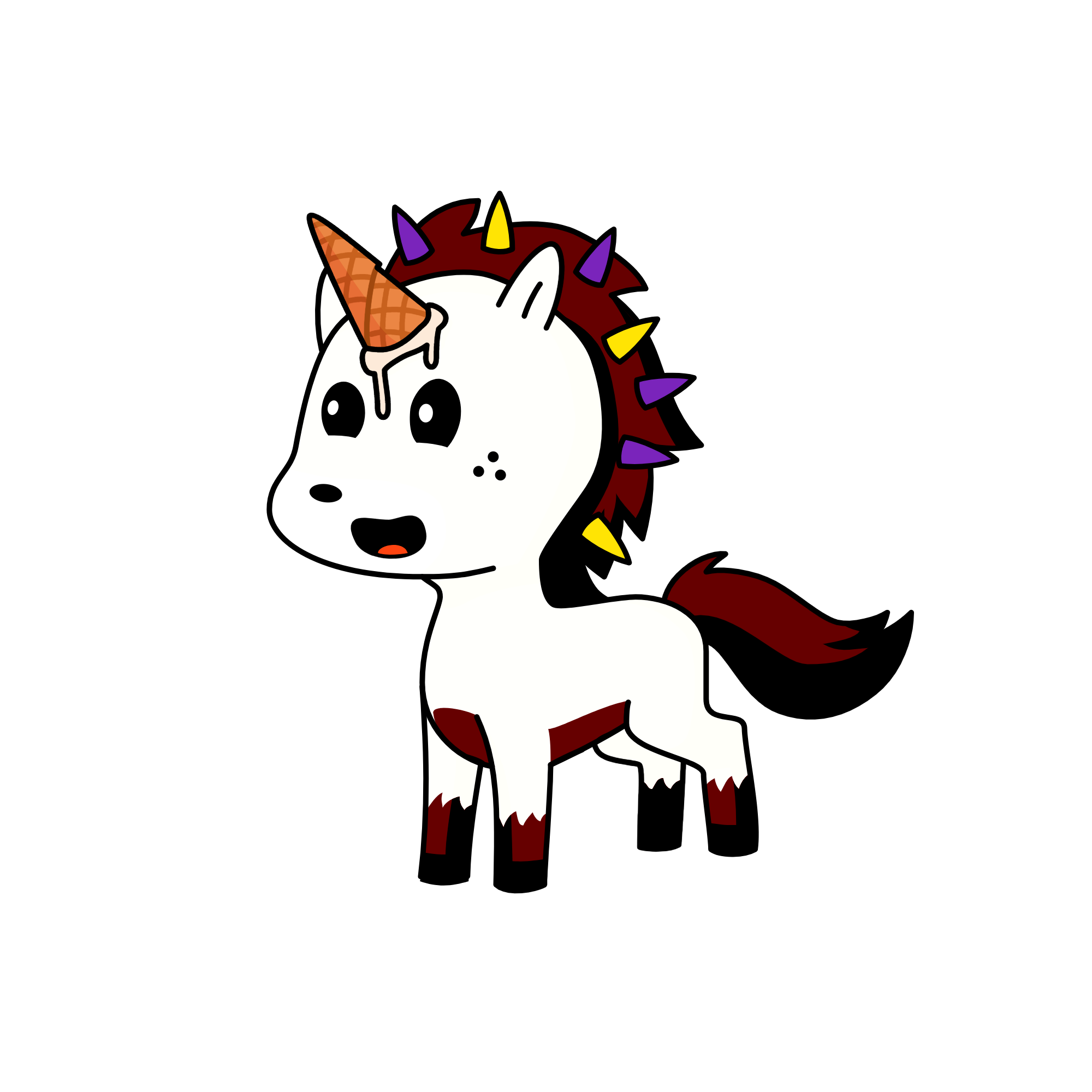 Ice cream, the unicorn