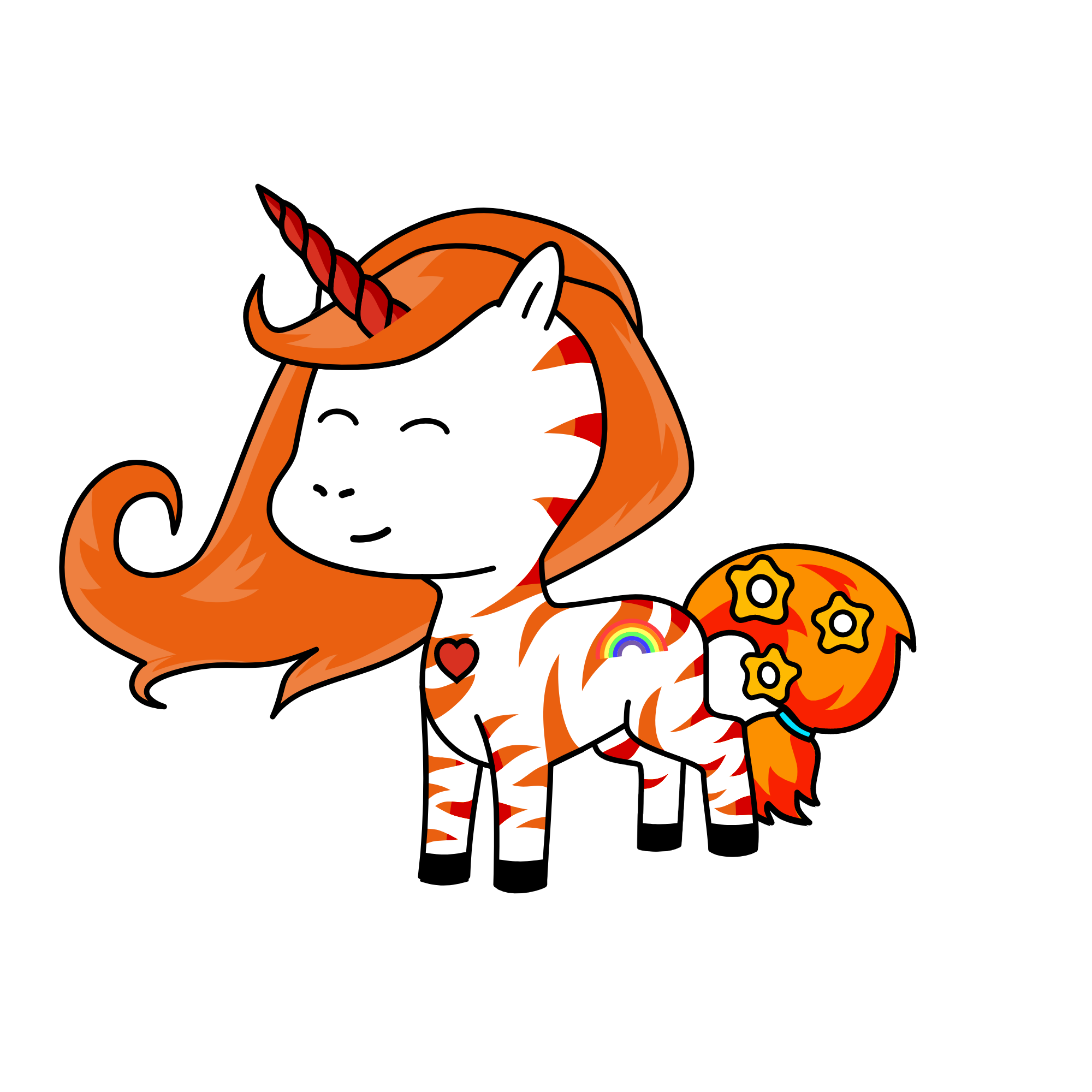 Apple berry, the unicorn