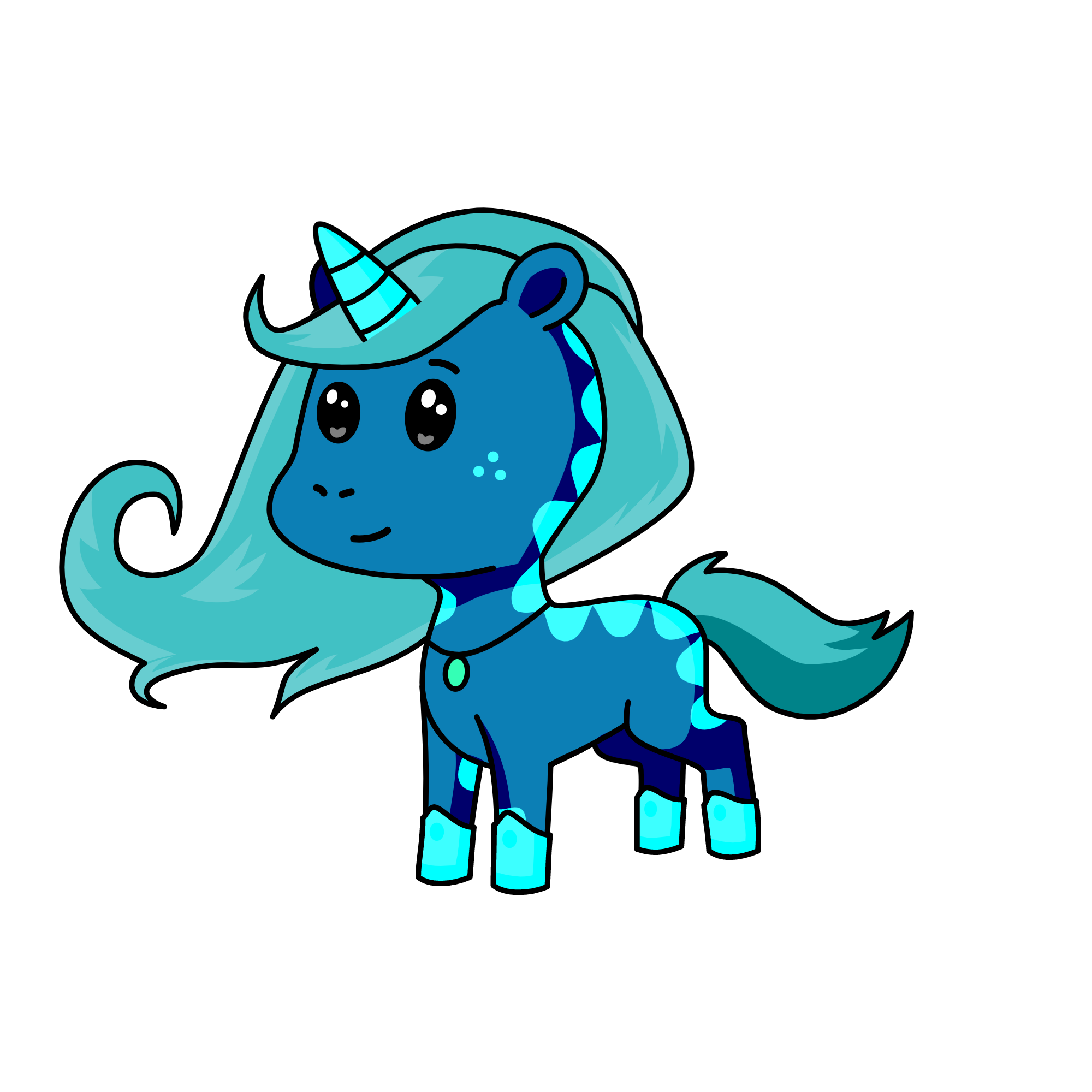 Crystal Tide, the unicorn