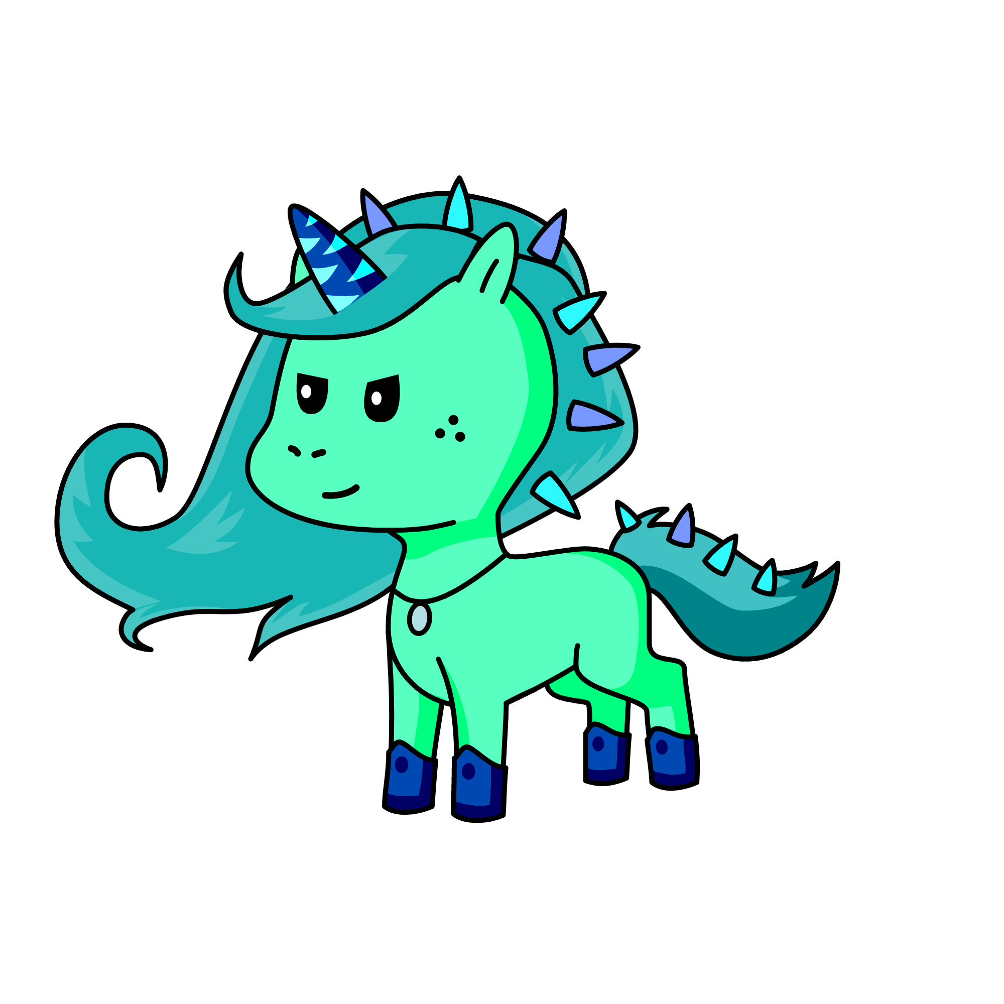 Sea Foam, the unicorn