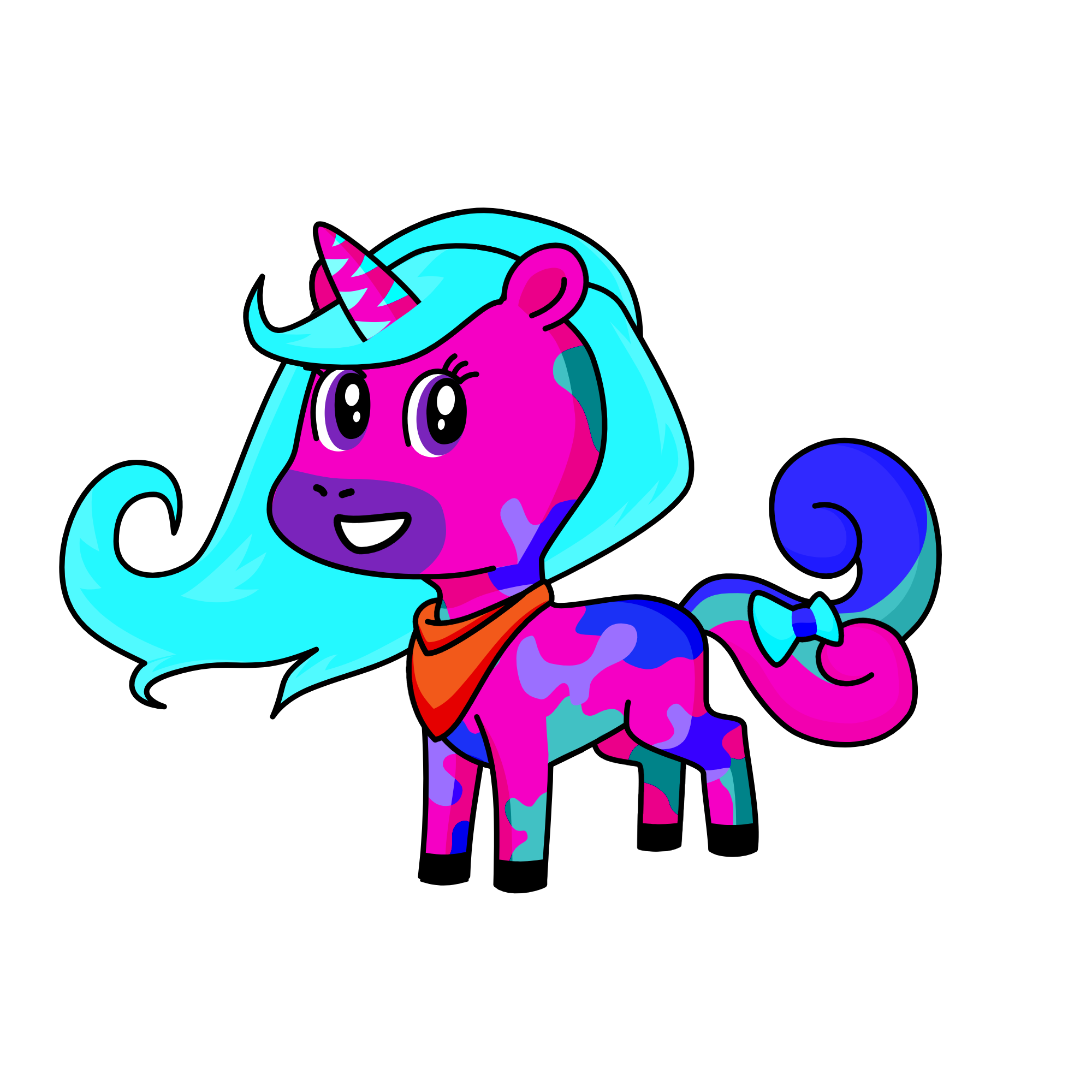 Planty, the unicorn