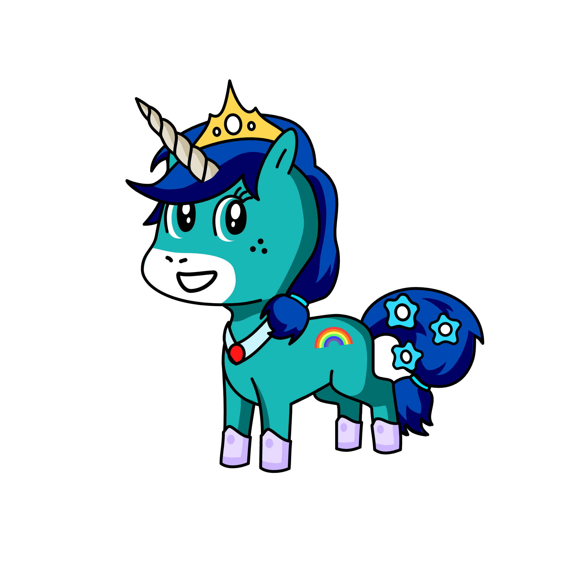 La princesa unicornio elsa, the unicorn