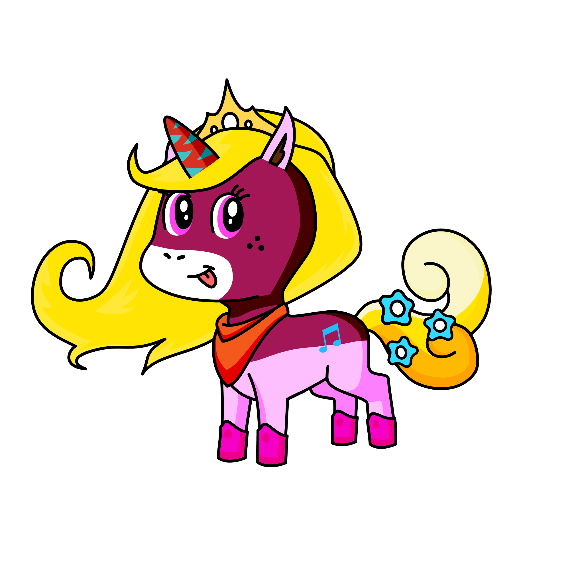 fff, the unicorn