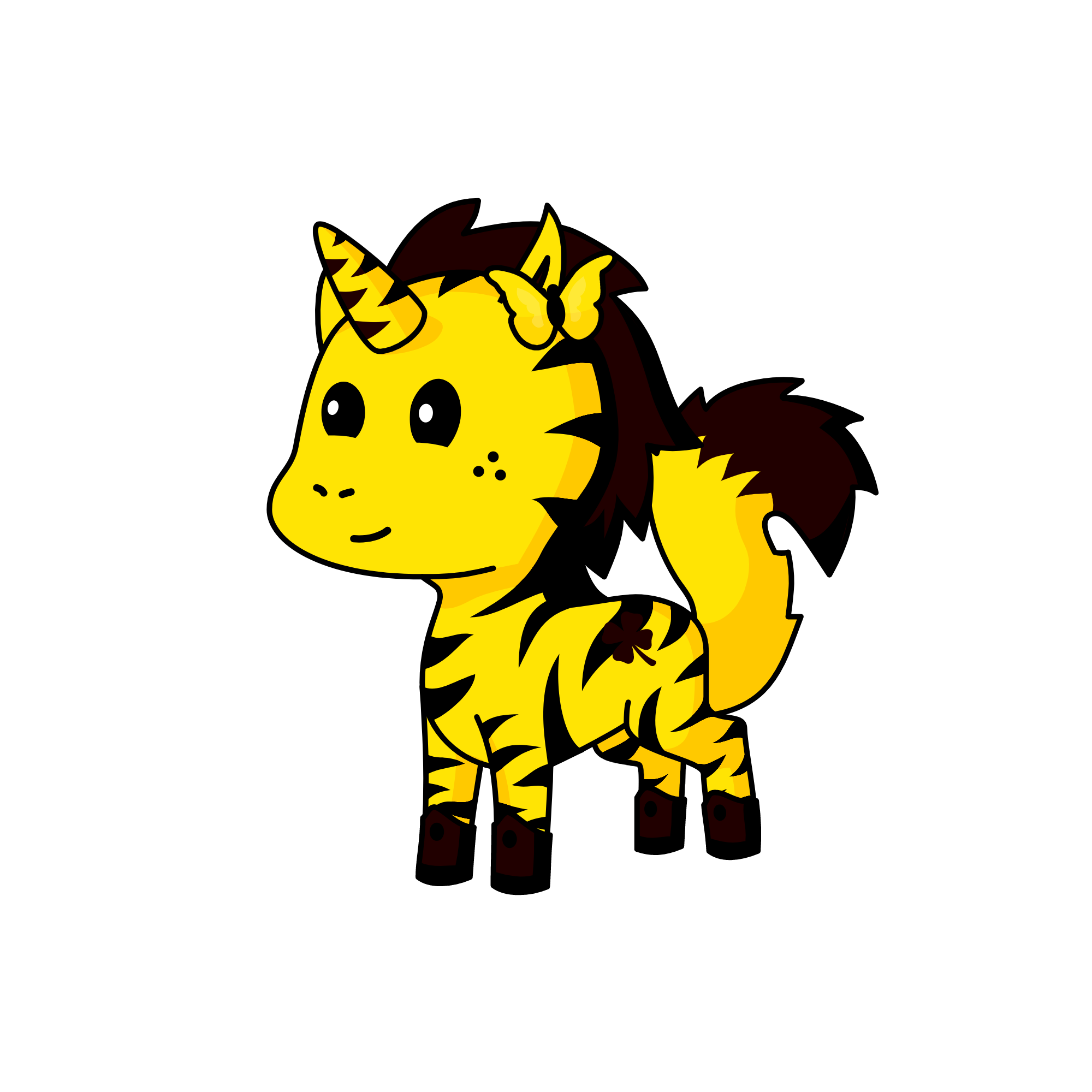 Bee-a-corn, the unicorn